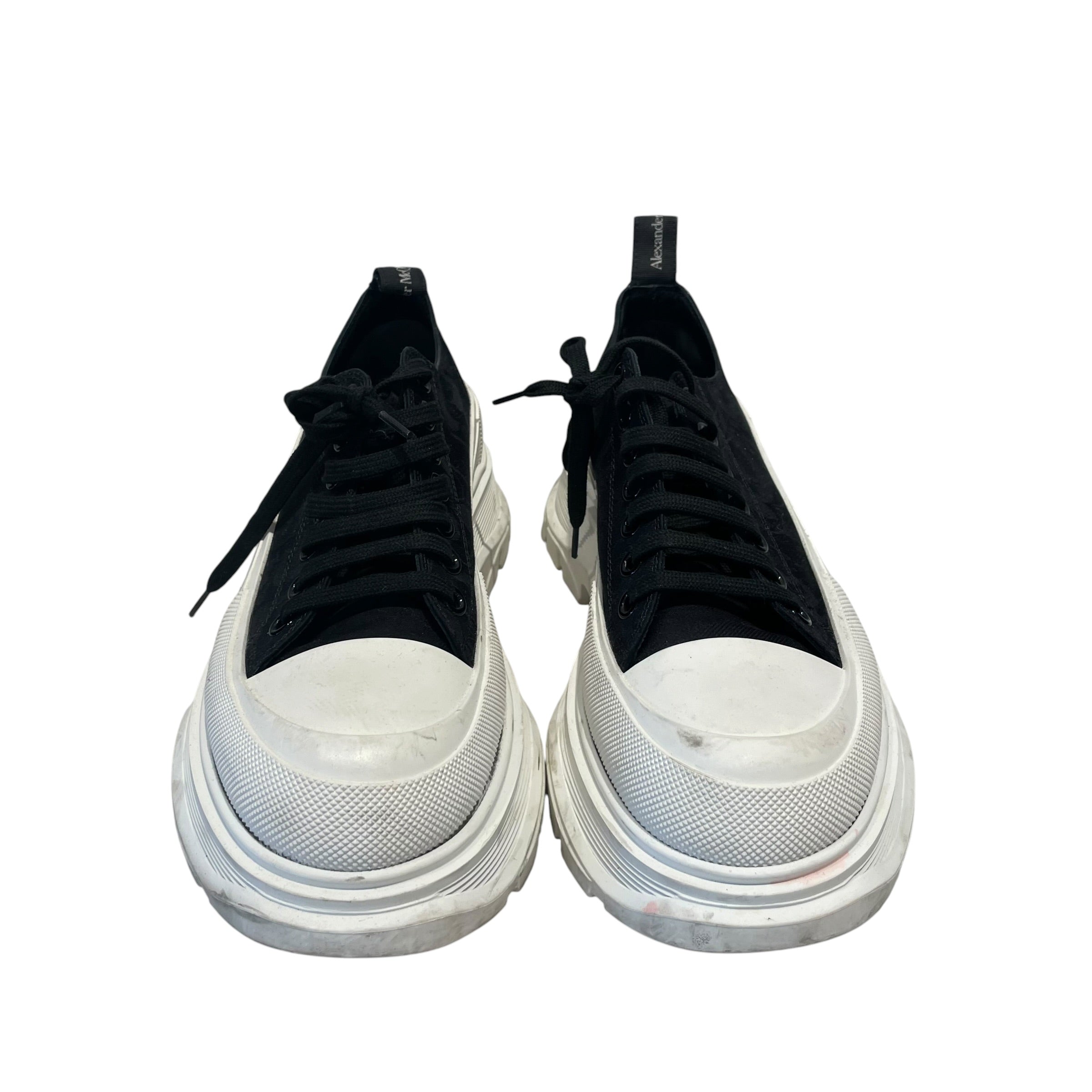 Alexander McQueen/Low-Sneakers/EU 43/Cotton/BLK/ view 3
