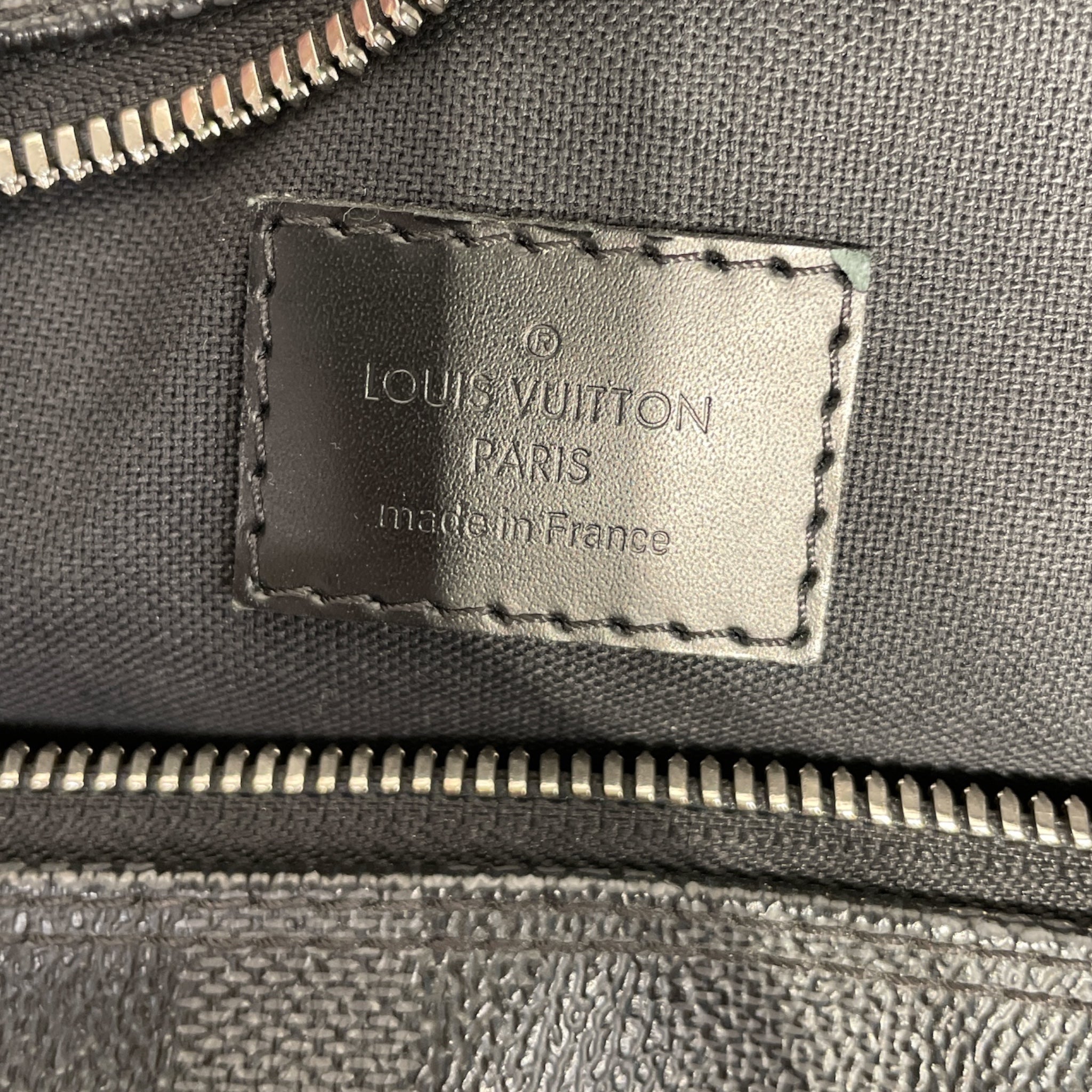LOUIS VUITTON/Luggage/All Over Print/Leather/BLK/LAPTOP TRAVEL BAG view 5