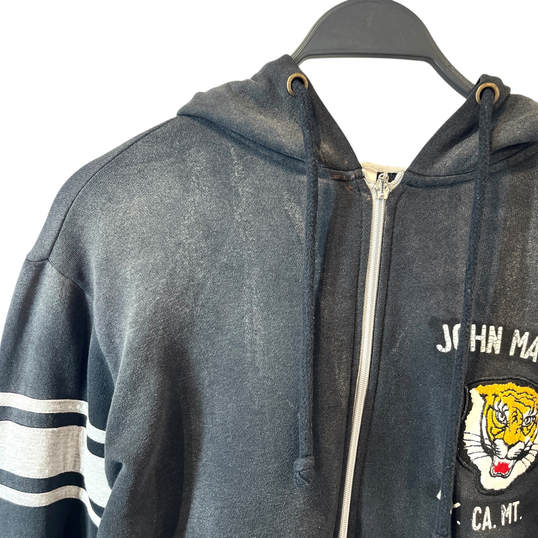 John Mayer Official Issue/Zip Up Hoodie/S/Cotton/BLK/ view 6