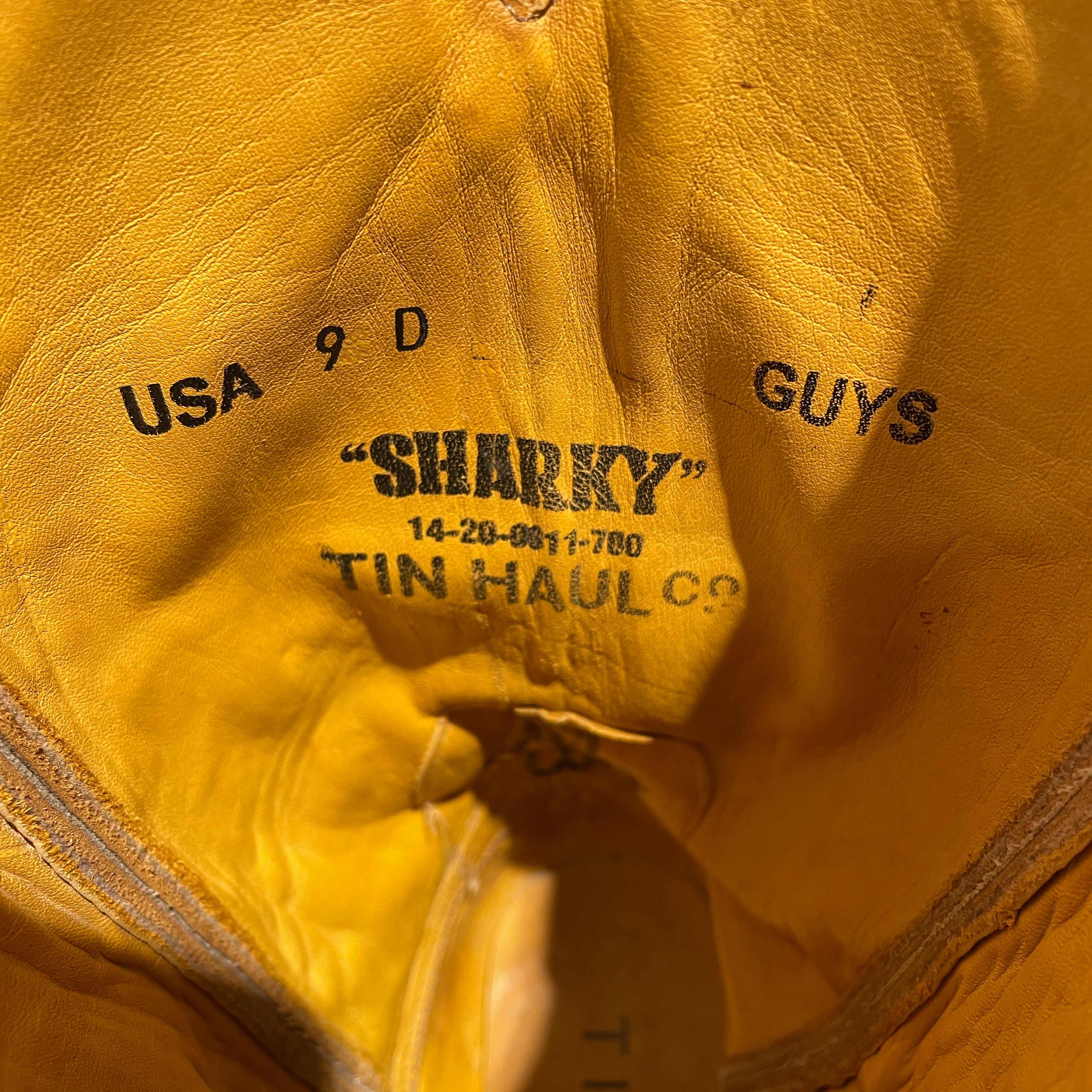 Tin Haul/Cowboy Boots/US 9/Animal Pattern/Leather/BRW/sharky boots view 5