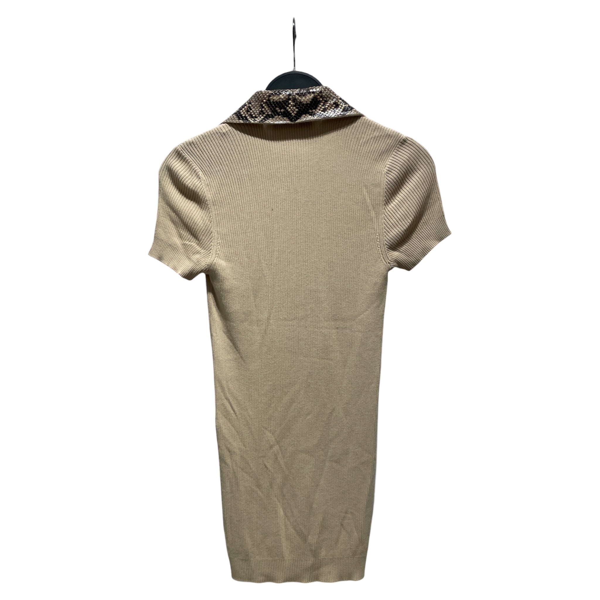 DOLCE&GABBANA/Polo, Rugby/42/Animal Pattern/Cotton/BEG/python view 2