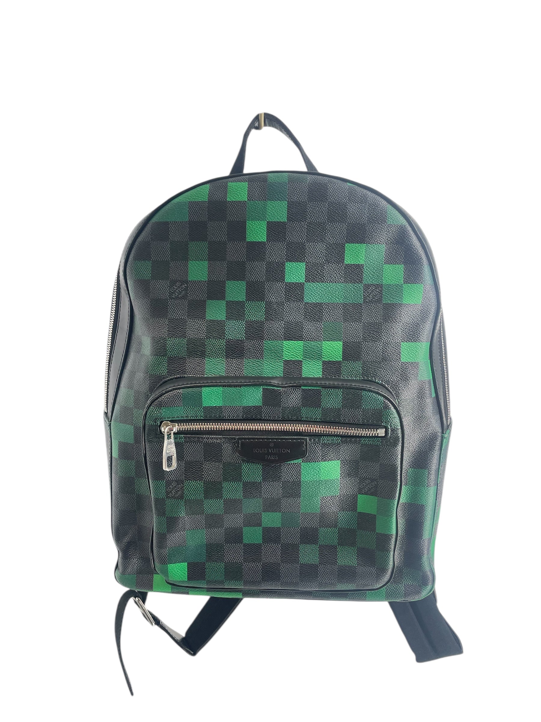 LOUIS VUITTON/Backpack/Monogram/Leather/MLT/GRN/BLK DAMIER CHECK BAG view 1