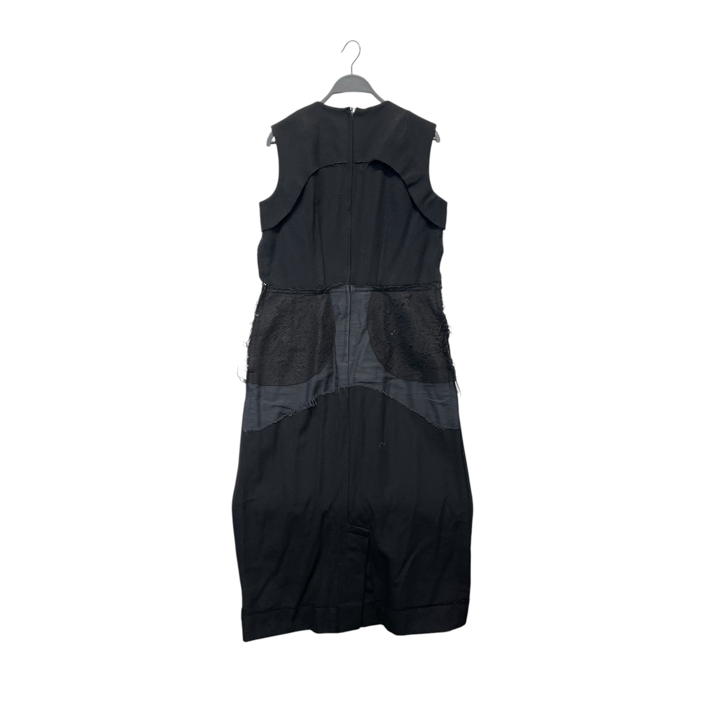 COMME des GARCONS/SL Dress/L/Wool/BLK/INSIDE OUT CONSTRUCTION view 4