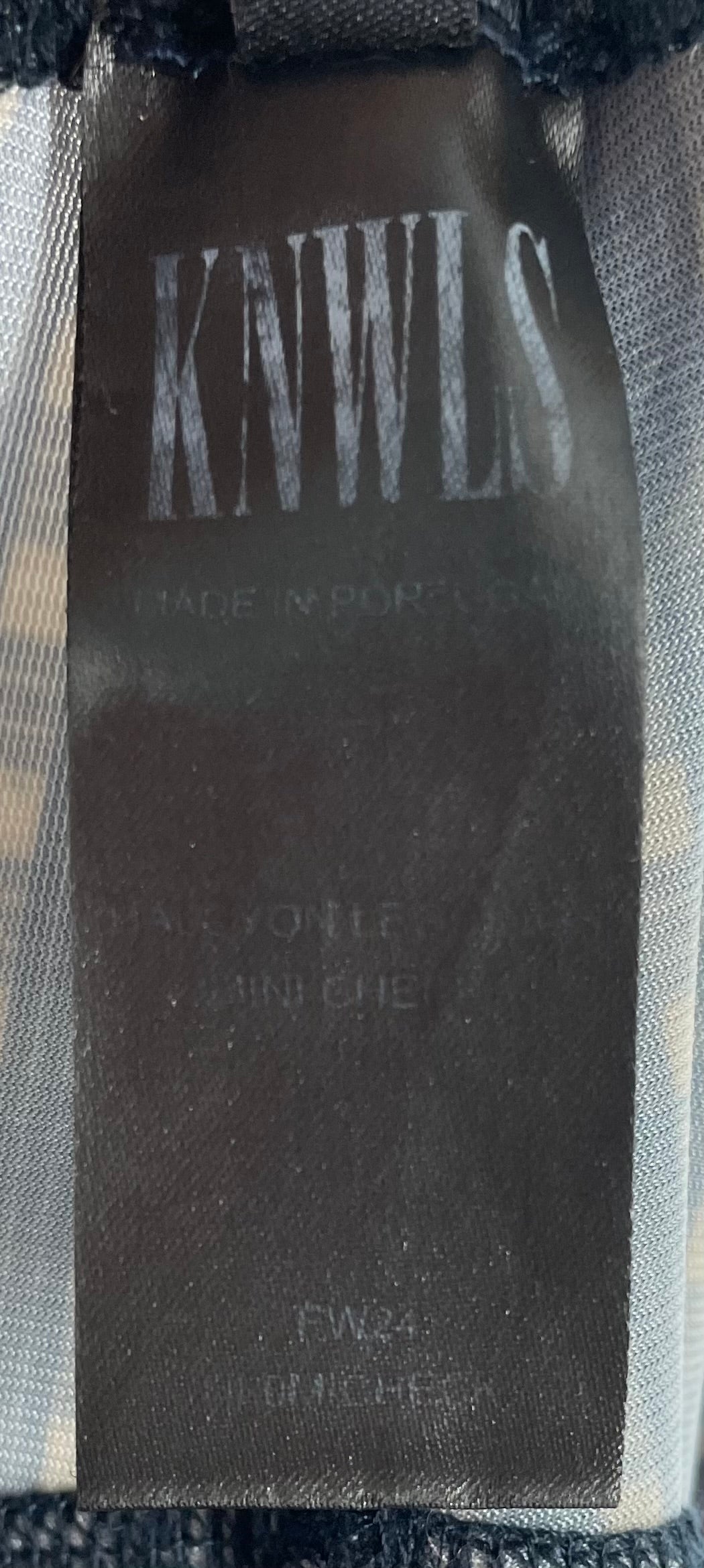KNWLS/Bottoms/M/Plaid/Acrylic/GRY/LEGGINGS STYLE view 4