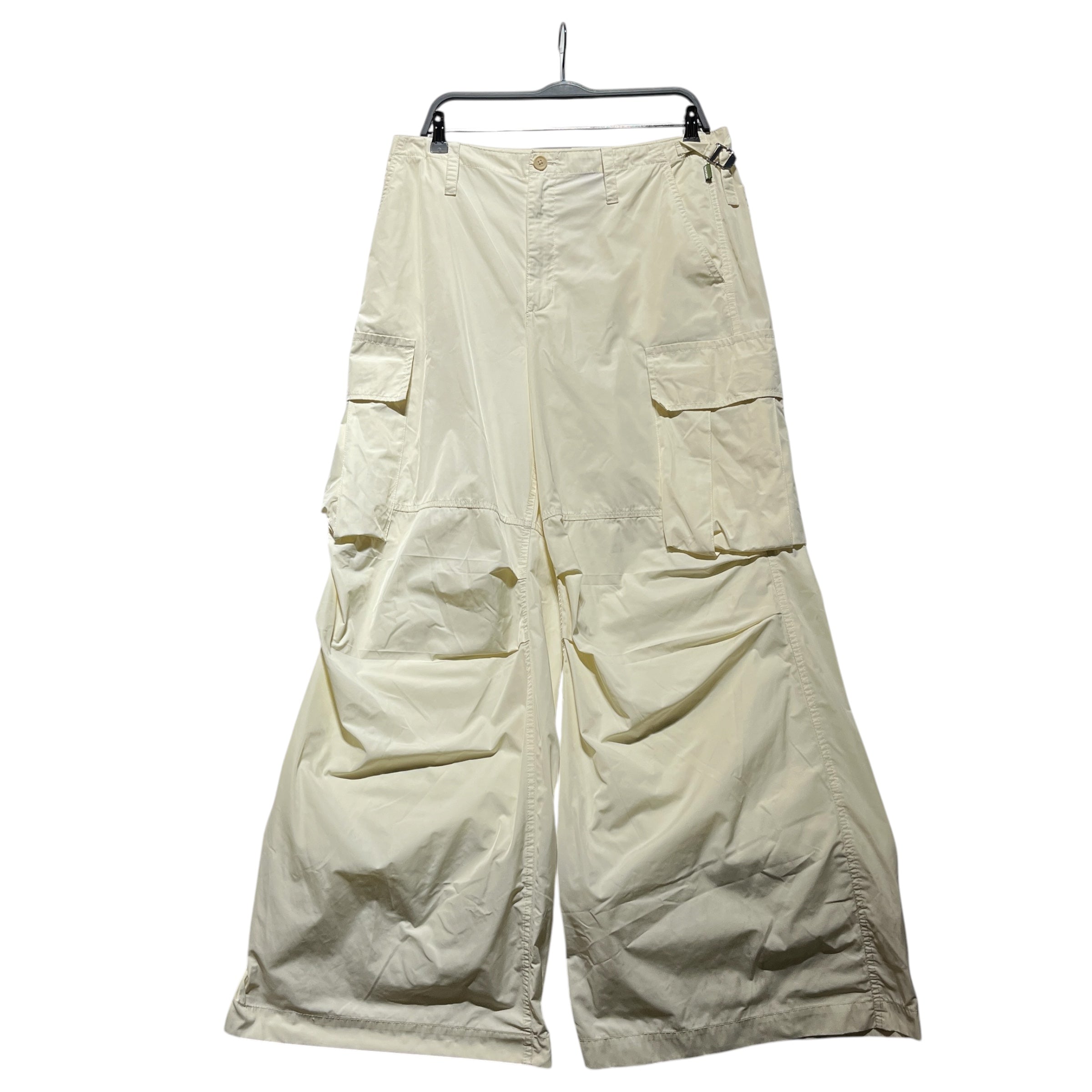 Heaven By Marc Jacobs/Wide Leg Pants/L/Nylon/YEL/Cargo Side Buckle view 1