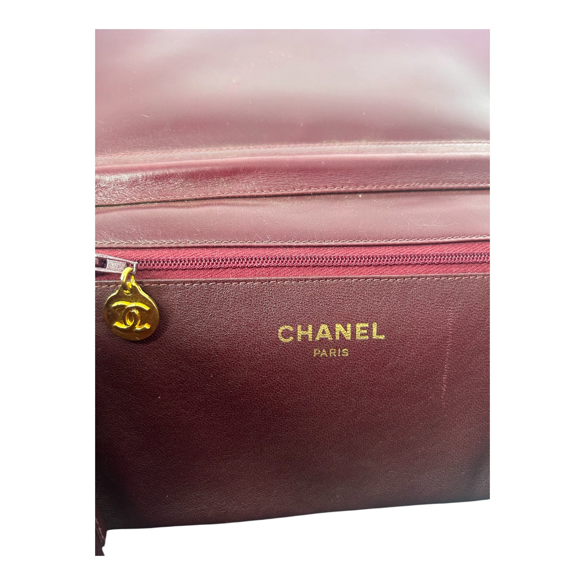 CHANEL/Cross Body Bag/Lambskin/BRD/CLASSIC FLAP BAG GLD HARDWARE view 5