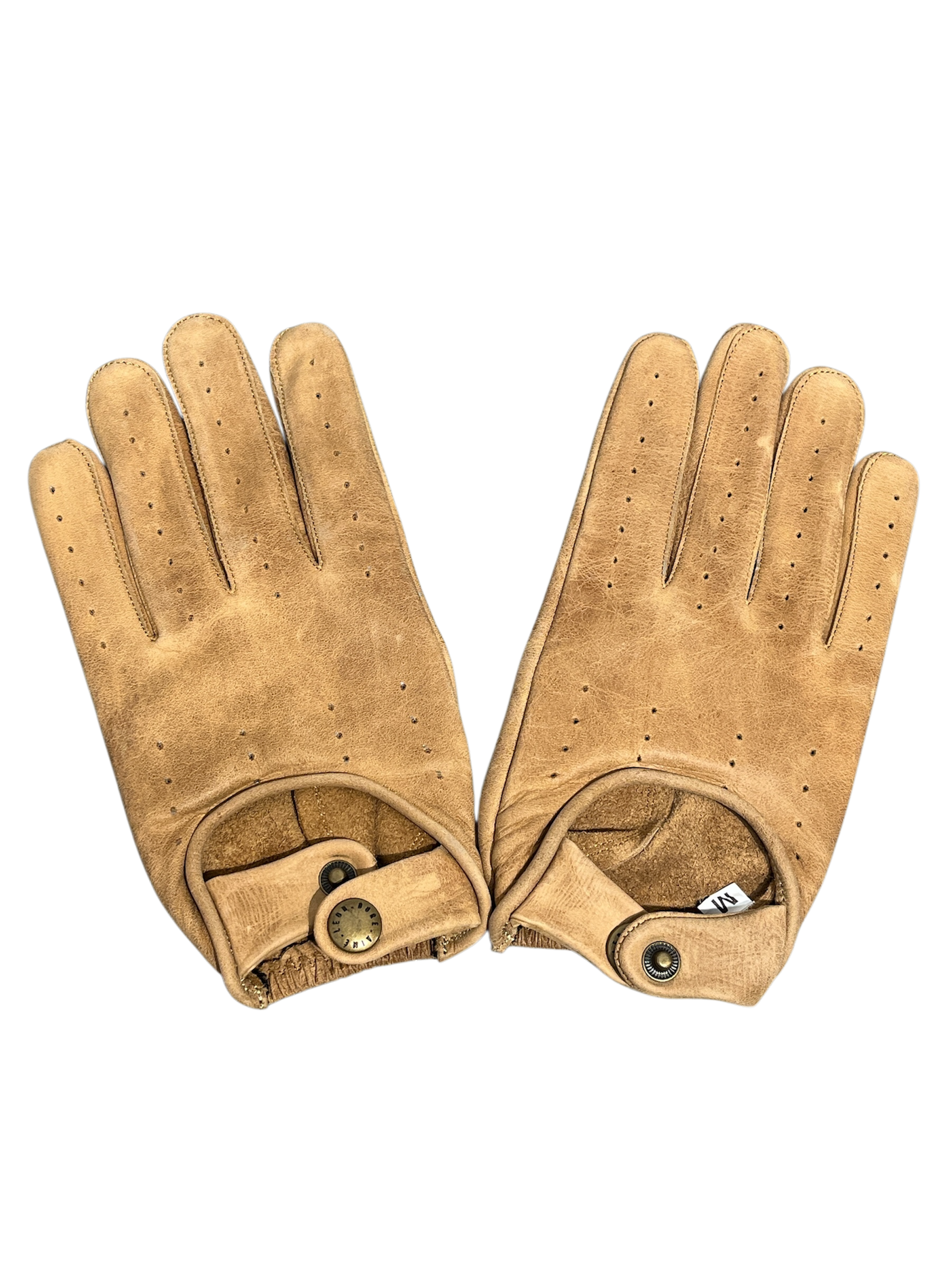 AIME LEON DORE/Gloves, Mittens/Leather/BEG/M SNAP CLOSURE view 1