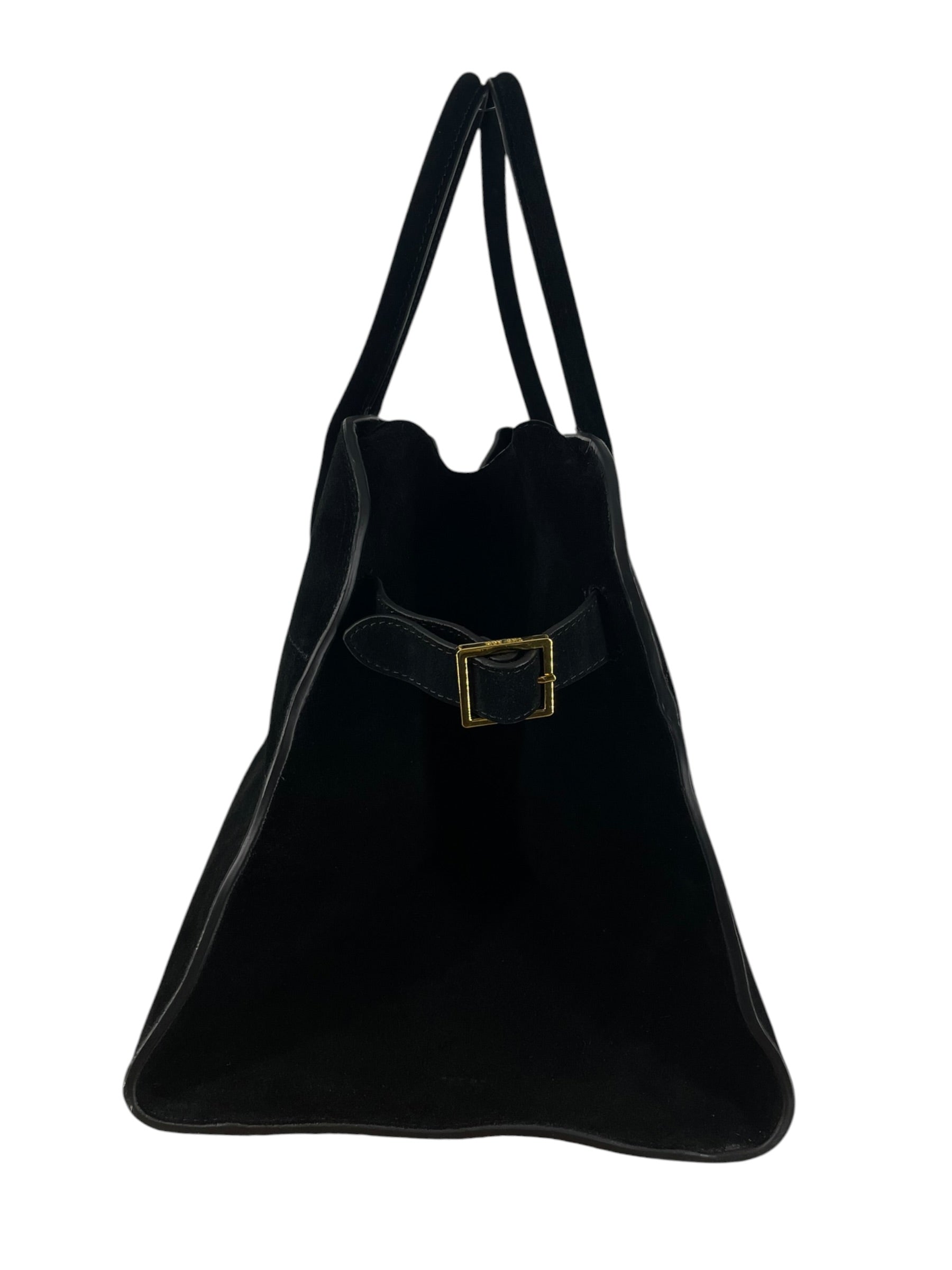 THE ROW/Hand Bag/Suede/BLK/SOFT MARGAUX 15 view 3