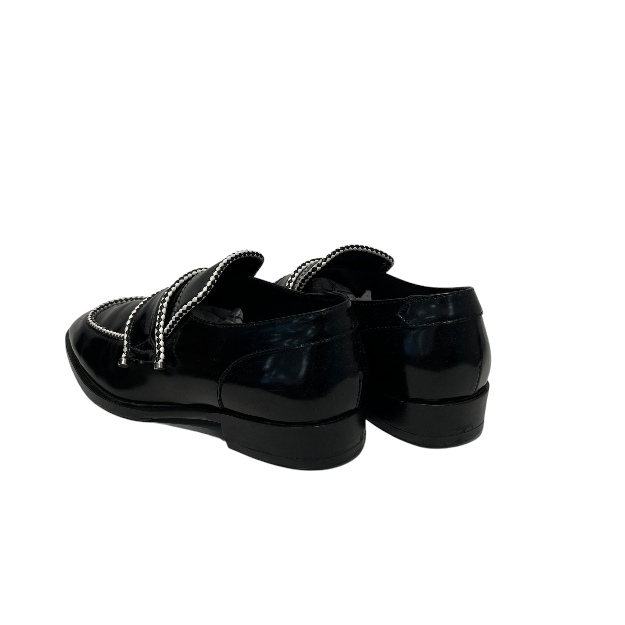 JIMMY CHOO/Loafers/EU 40/Leather/BLK/ view 2