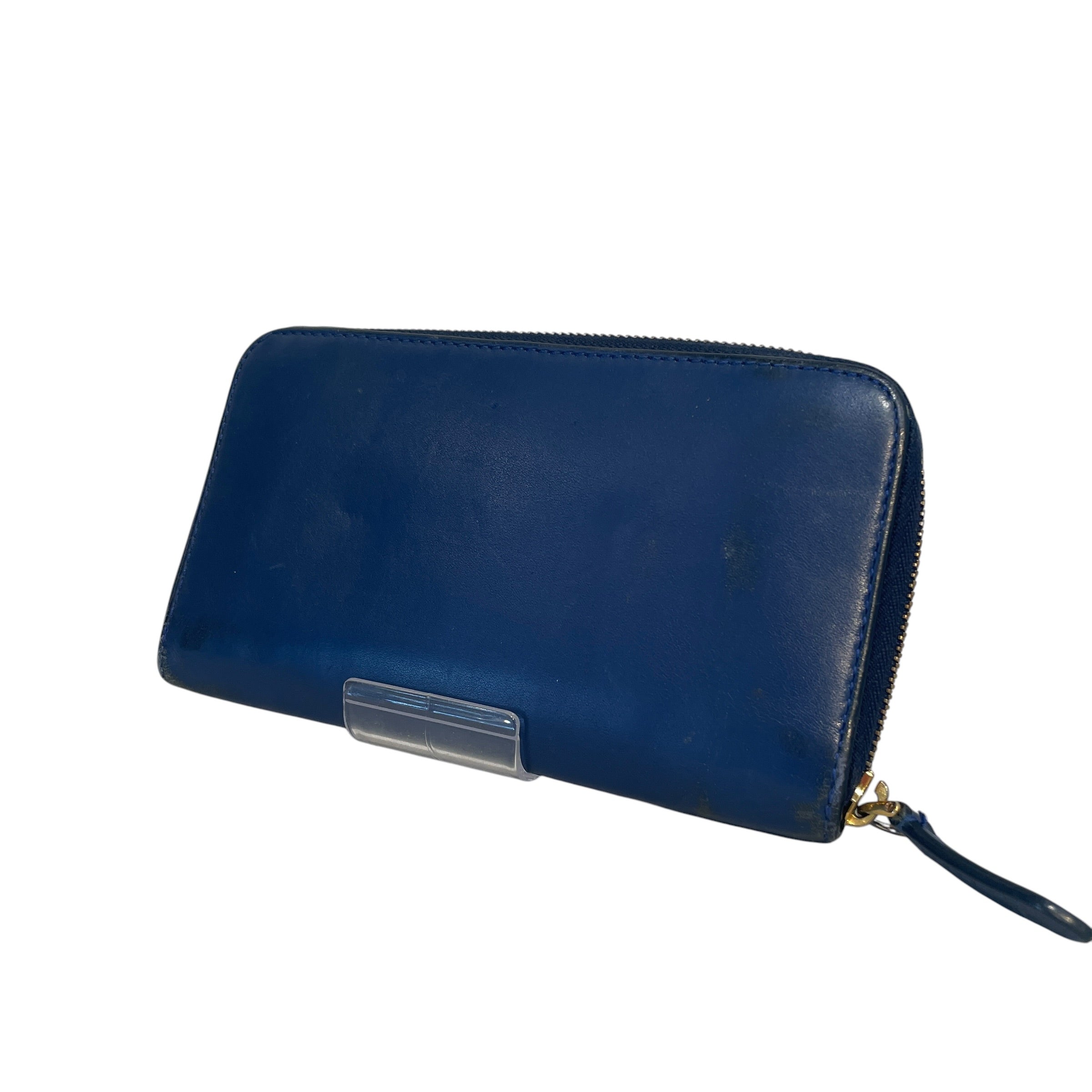 BURBERRY/Long Wallet/Leather/BLU/L's/Burberry Leather Wallet view 2