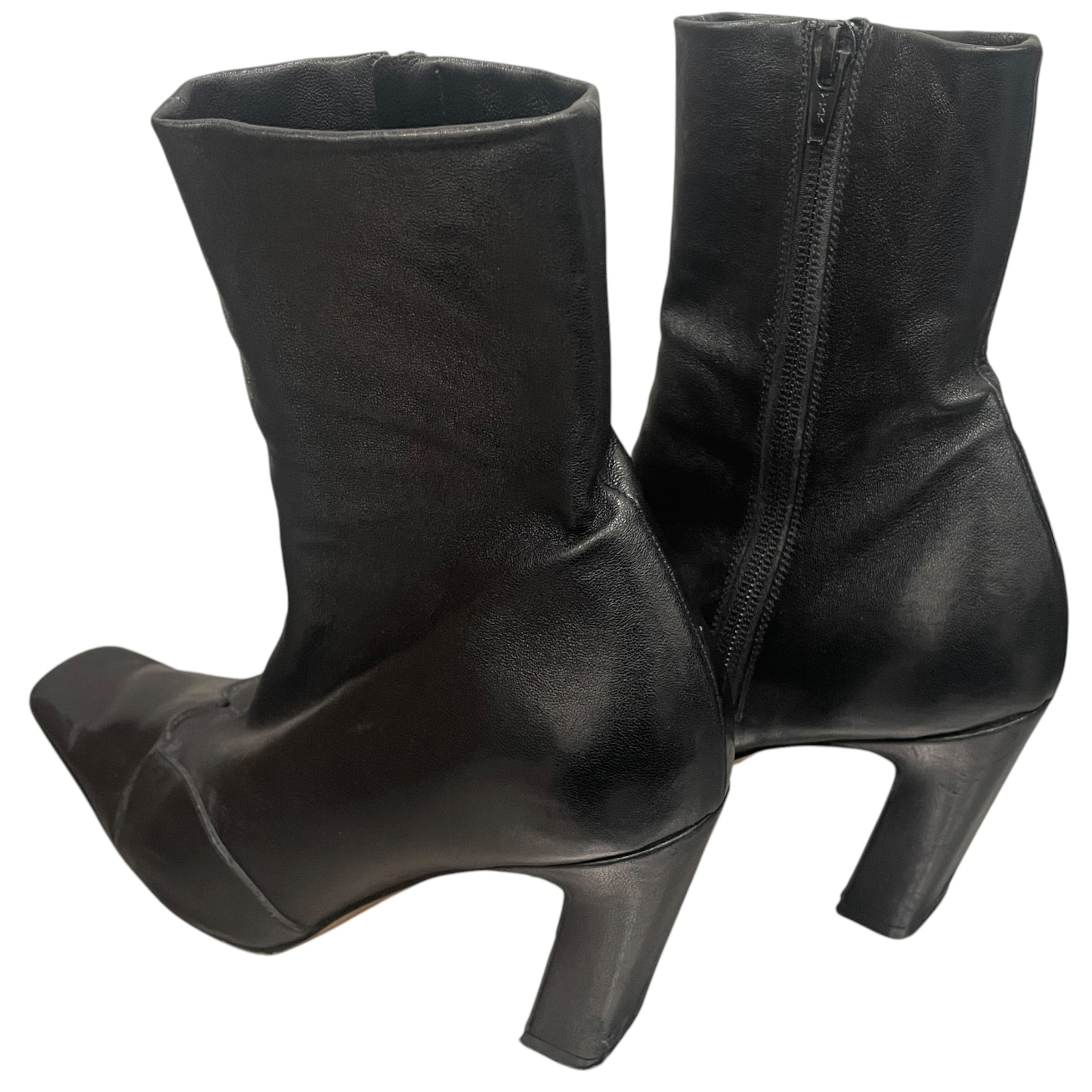 KHAITE/Booties/EU 39/Leather/BLK/NEVADA STRETCH ANKLE BOOT view 2