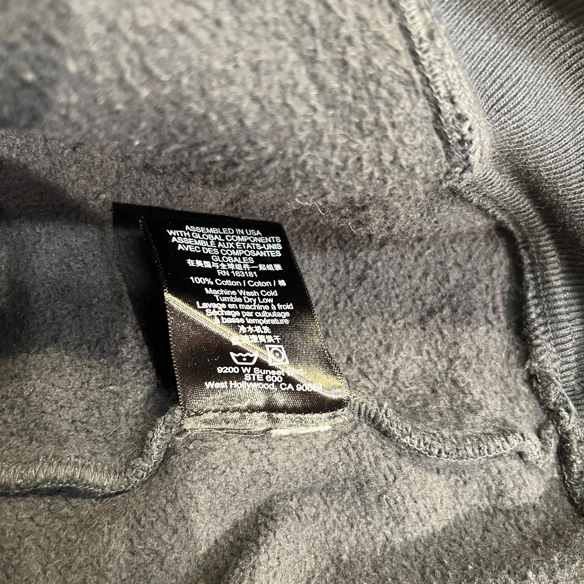 RHUDE/Hoodie/XXL/BLK/ROADWAY RACING HOODIE view 4