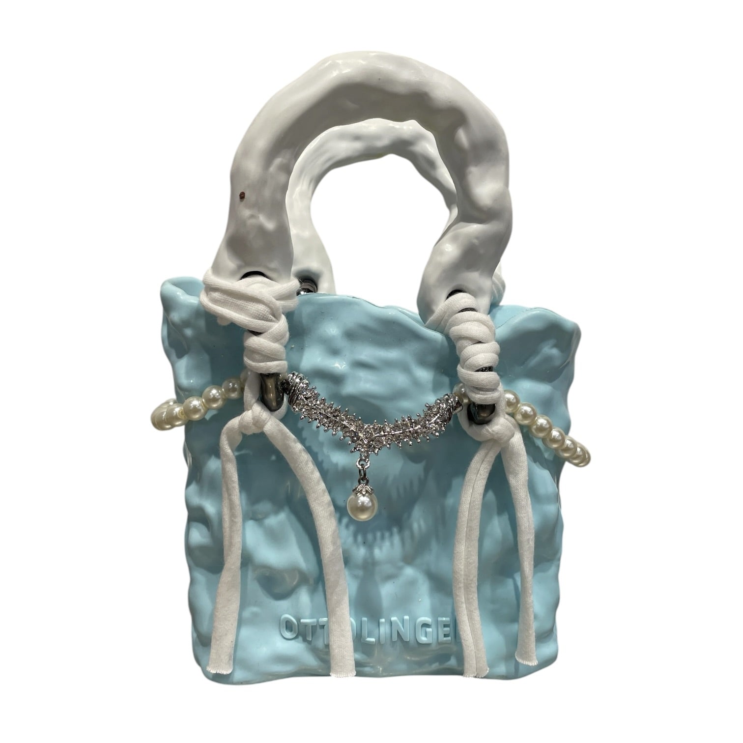 OTTOLINGER/Hand Bag/BLU/Blue Signature Ceramic Bag view 1