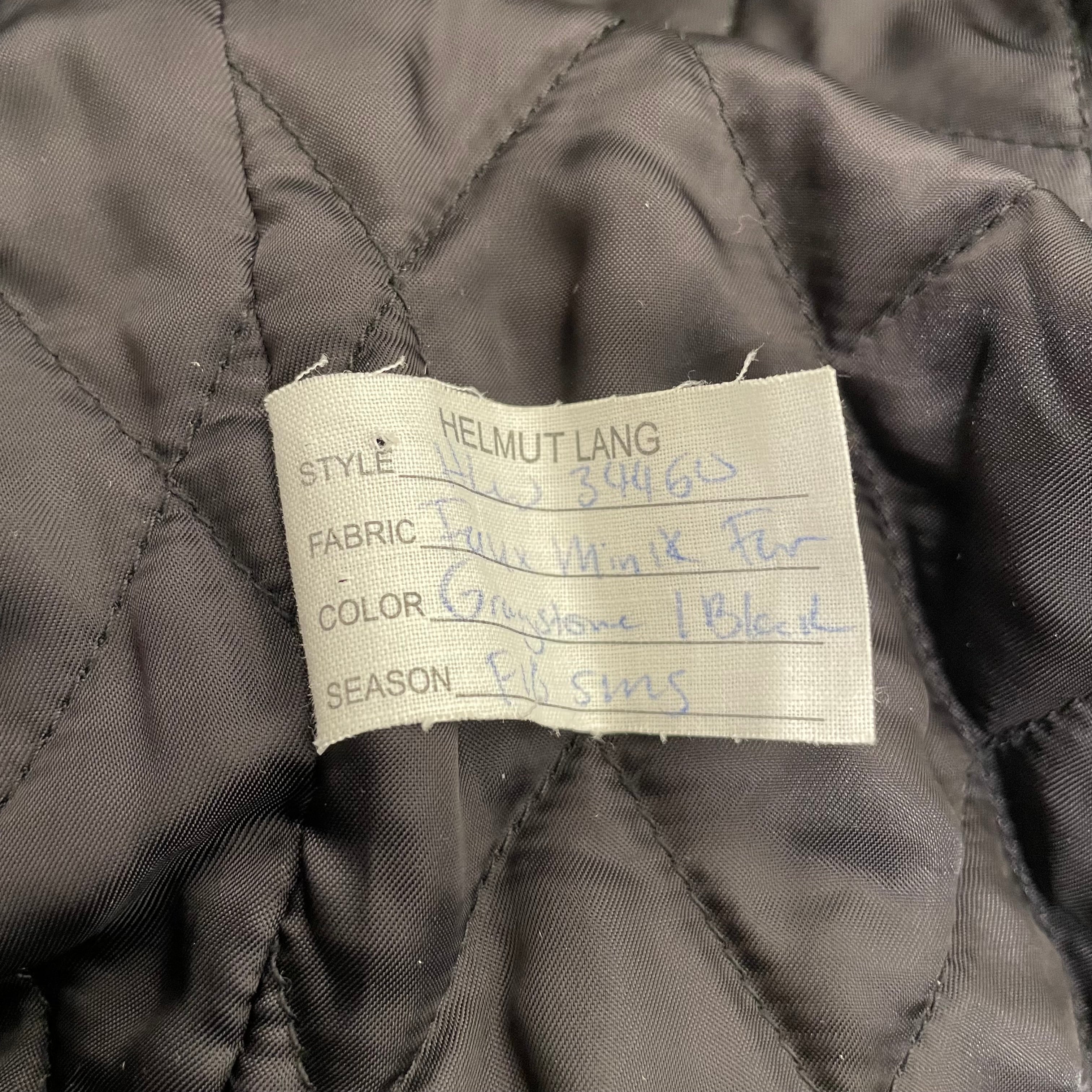 Helmut Lang/Coat/42/Fake Fur/GRY/ view 4