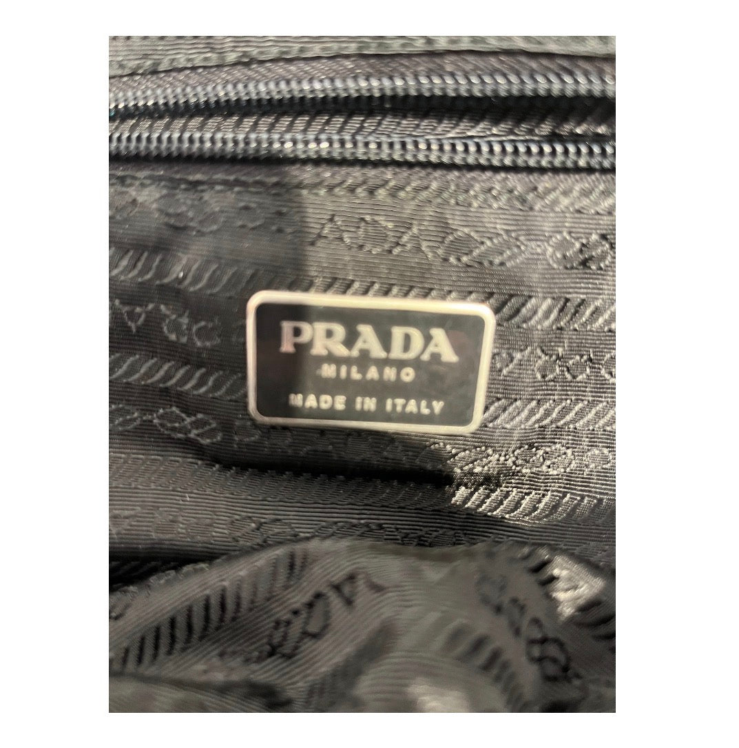 PRADA/Hand Bag/Nylon/BLK/MINI TESSUTO BAG view 5