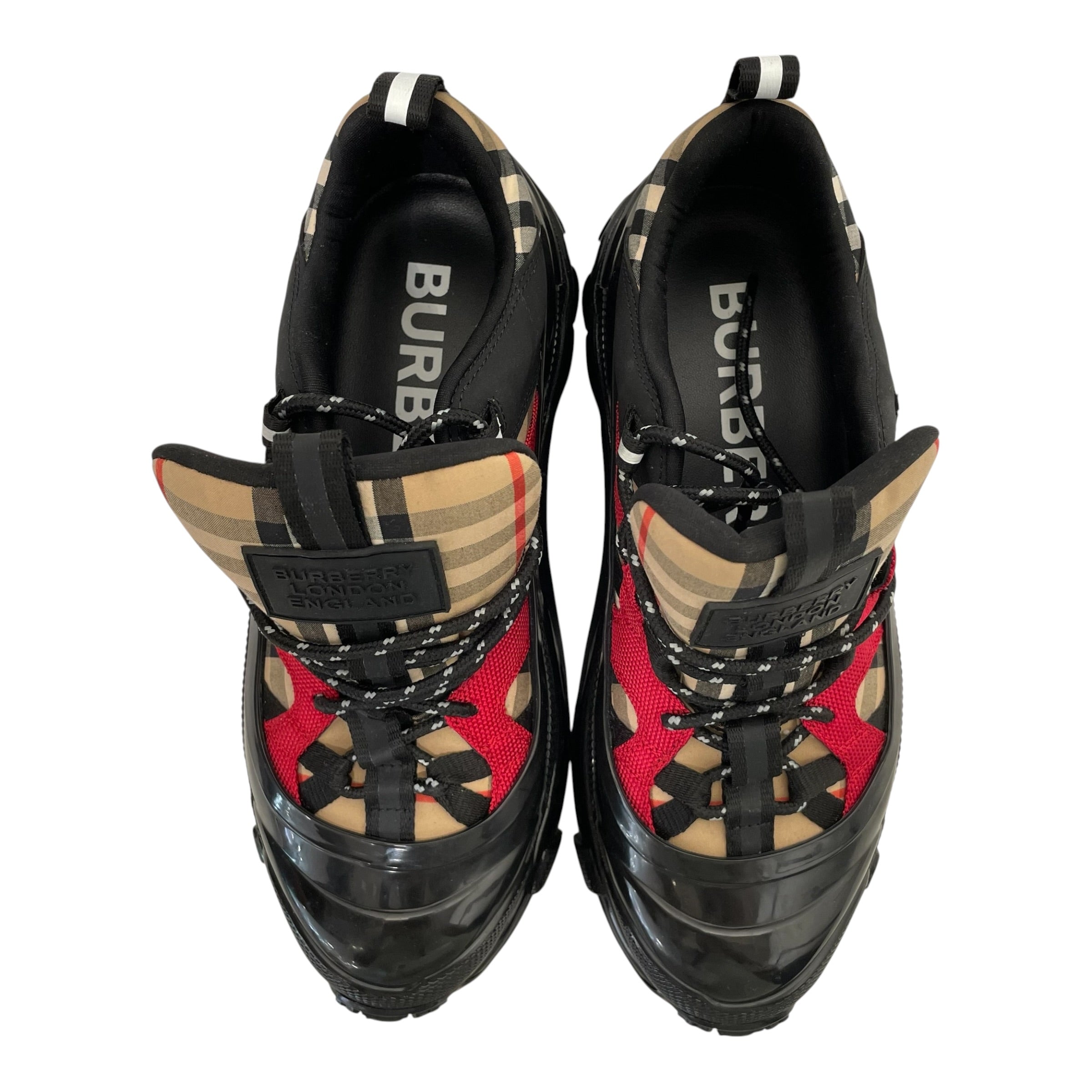BURBERRY/Low-Sneakers/EU 39.5/All Over Print/RED/RED ARTHUR view 7