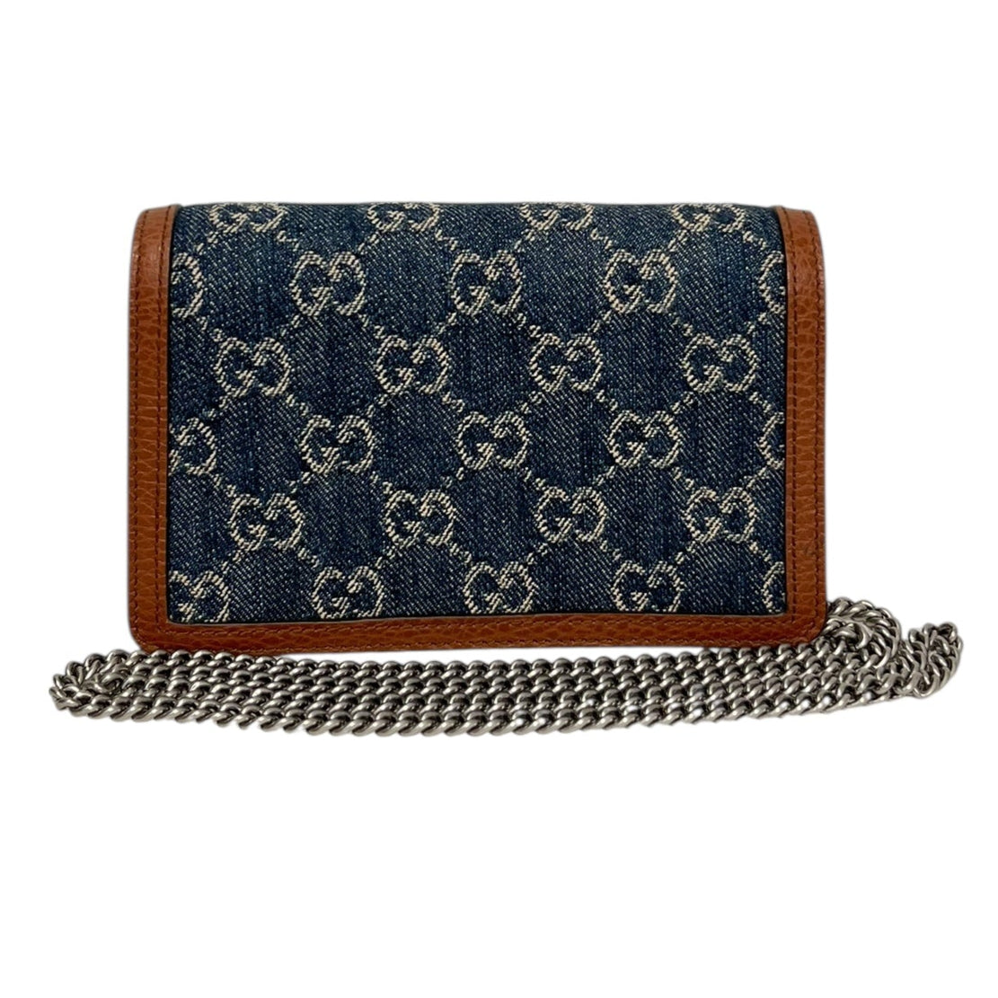 GUCCI/Cross Body Bag/Monogram/Leather/NVY/476432 Dionysys Super Mini Bag view 2