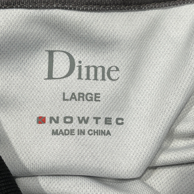 Dime/Polo Shirt/L/GRY/All Over Print/green accent