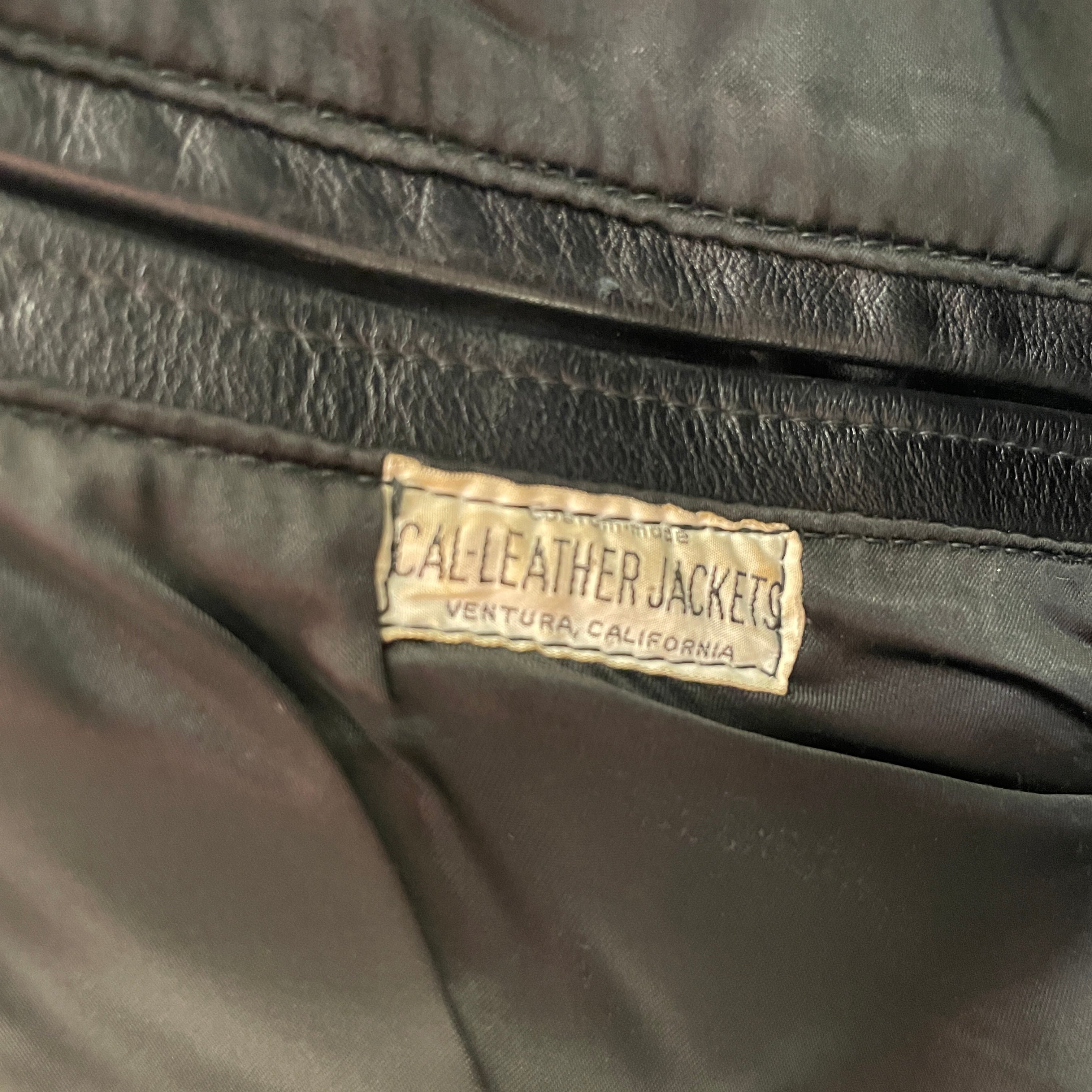Vintage/Leather Jkt/M/Leather/BLK/CAL BMW BELTED view 3
