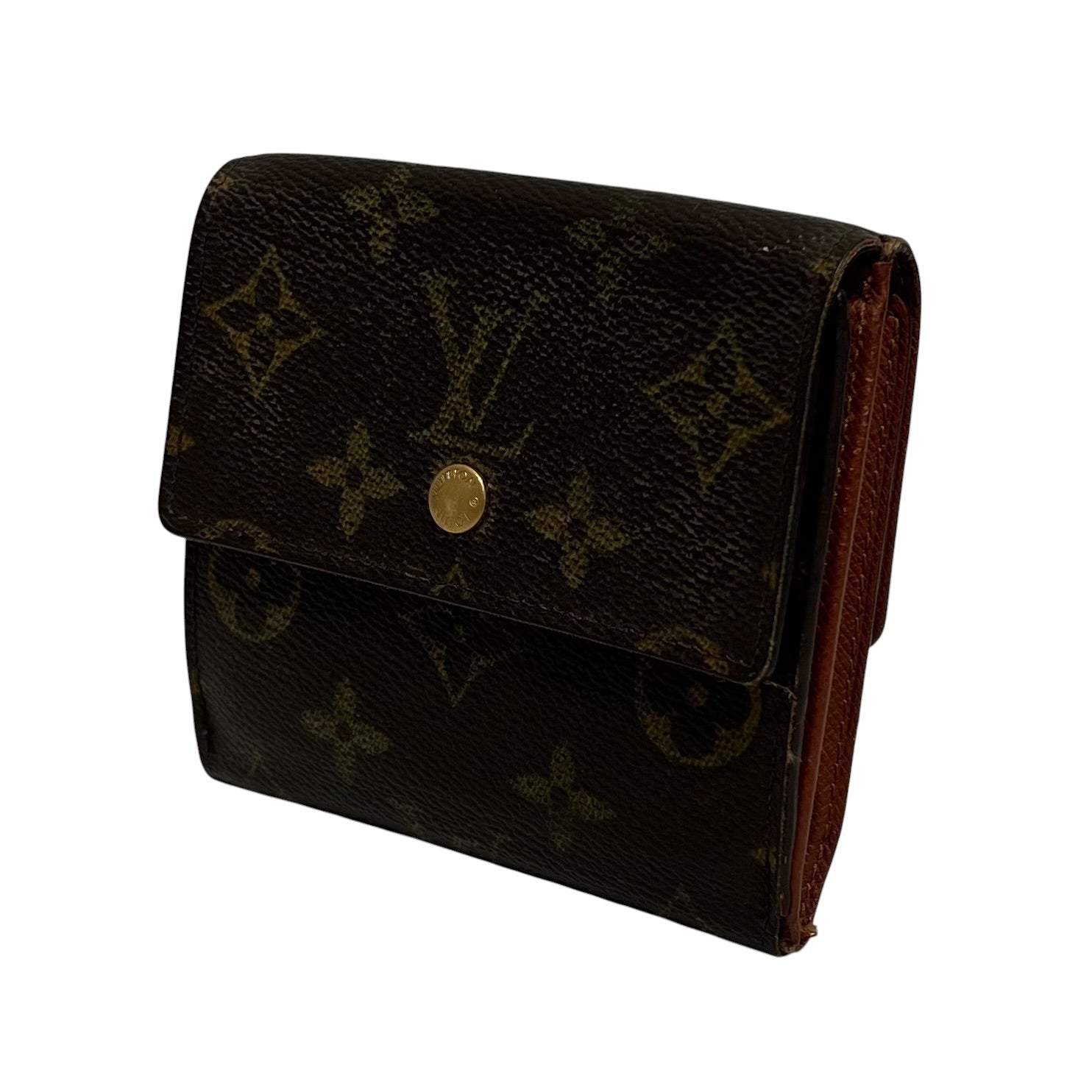 LOUIS VUITTON/Trifold Wallet/Monogram/Leather/BRW/ view 1