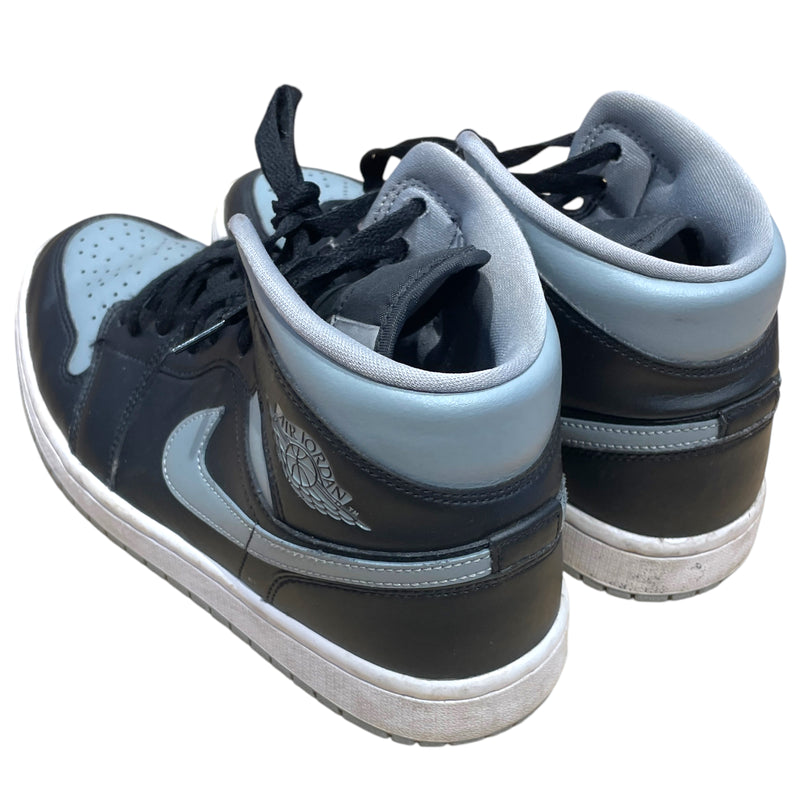 NIKE/AIR JORDAN 1 MID/Hi-Sneakers/US 10/Leather/GRY/BQ6472-007