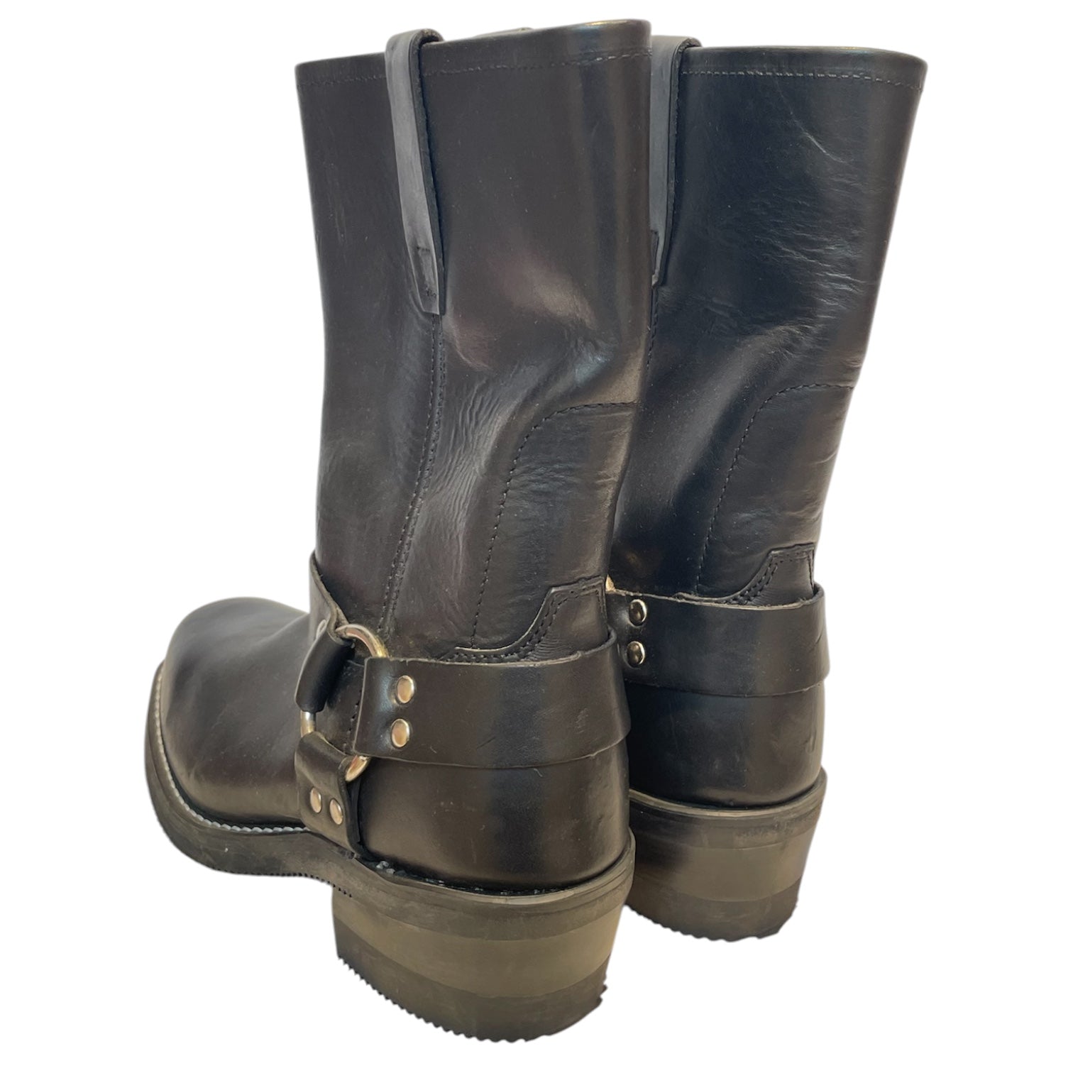 ROCKY/Biker Boots/US 8/Leather/BLK/HARNESS BOOT view 2