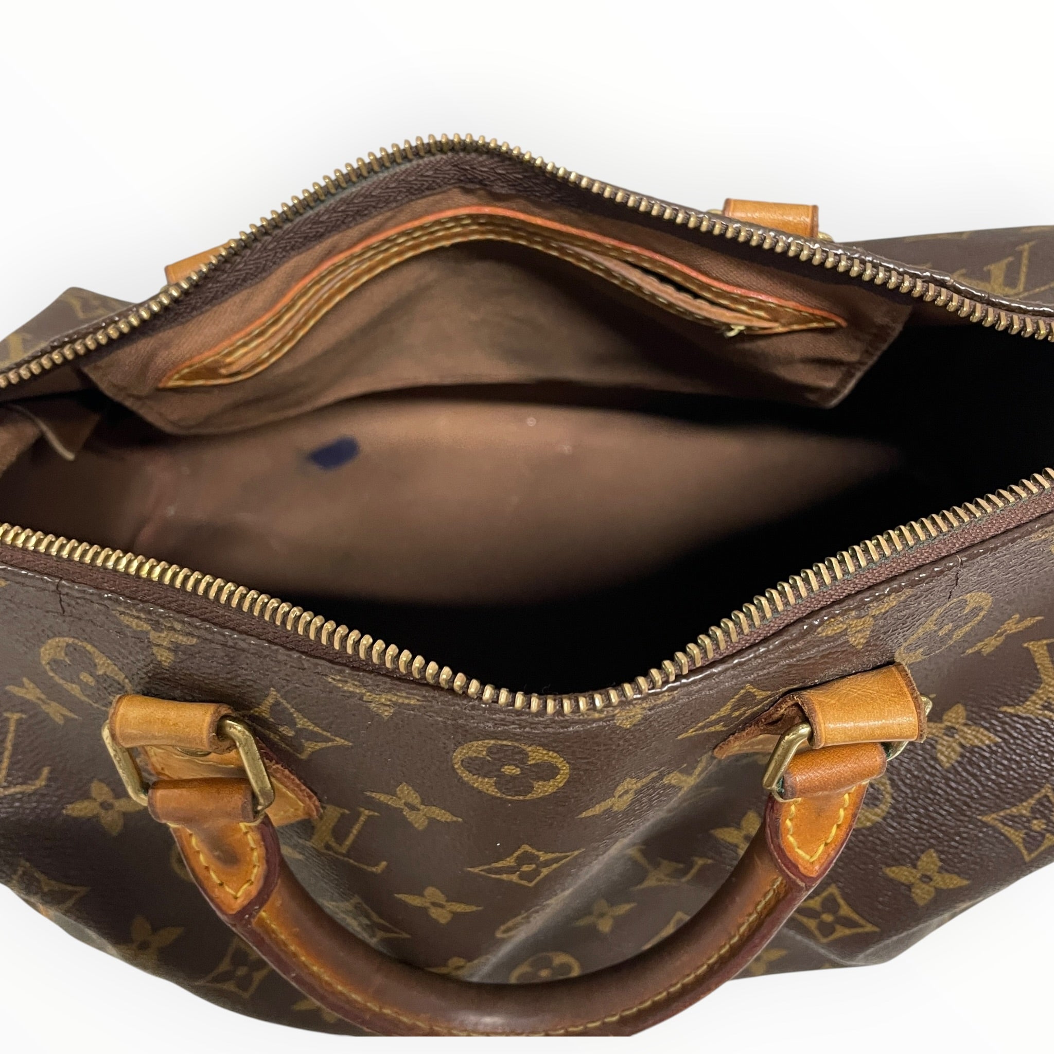 LOUIS VUITTON/Hand Bag/Monogram/Leather/BRW/H3YQ3B8/SPEEDY HANDBAG view 4