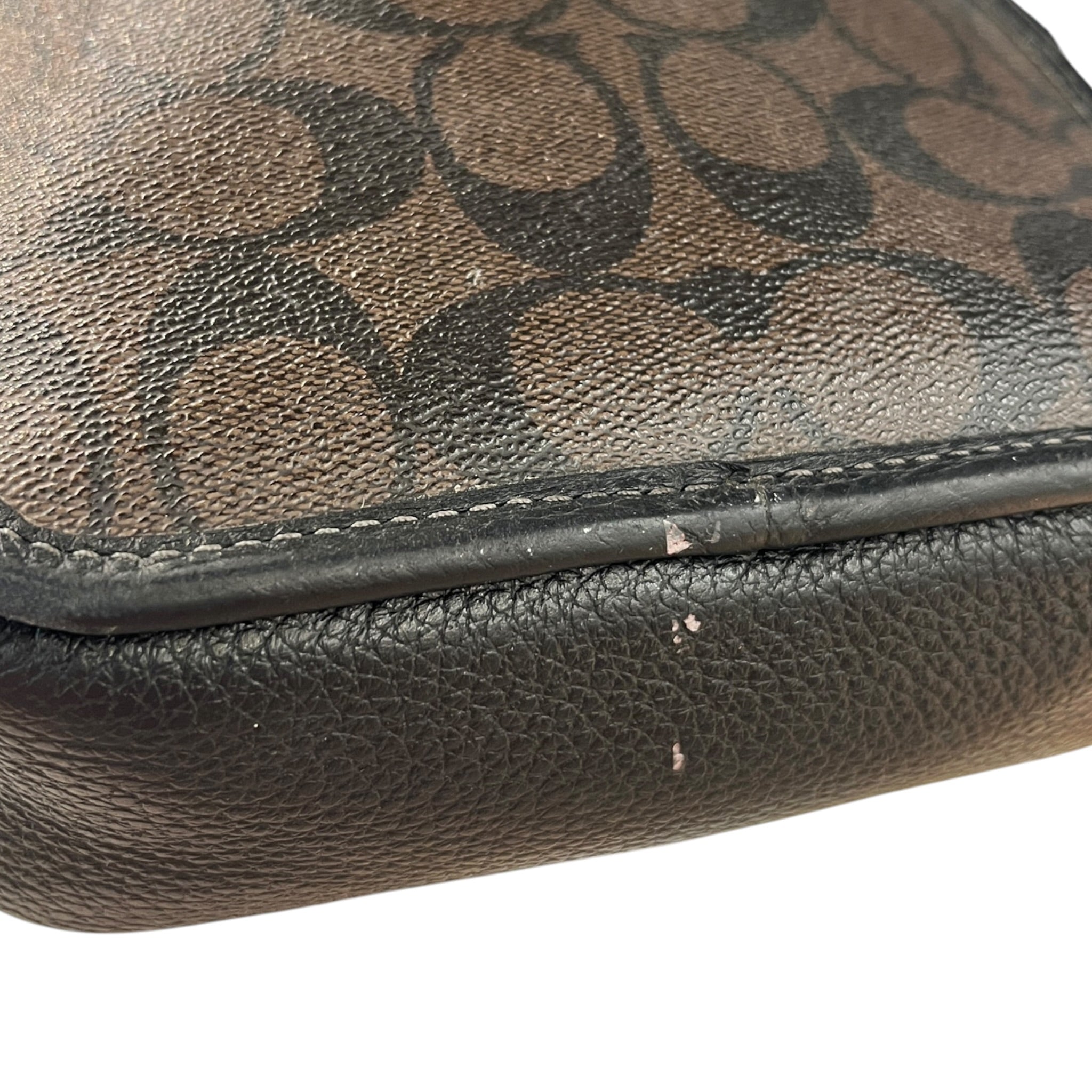 COACH/Cross Body Bag/Monogram/Leather/BLK/Sullivan Crossbody view 7