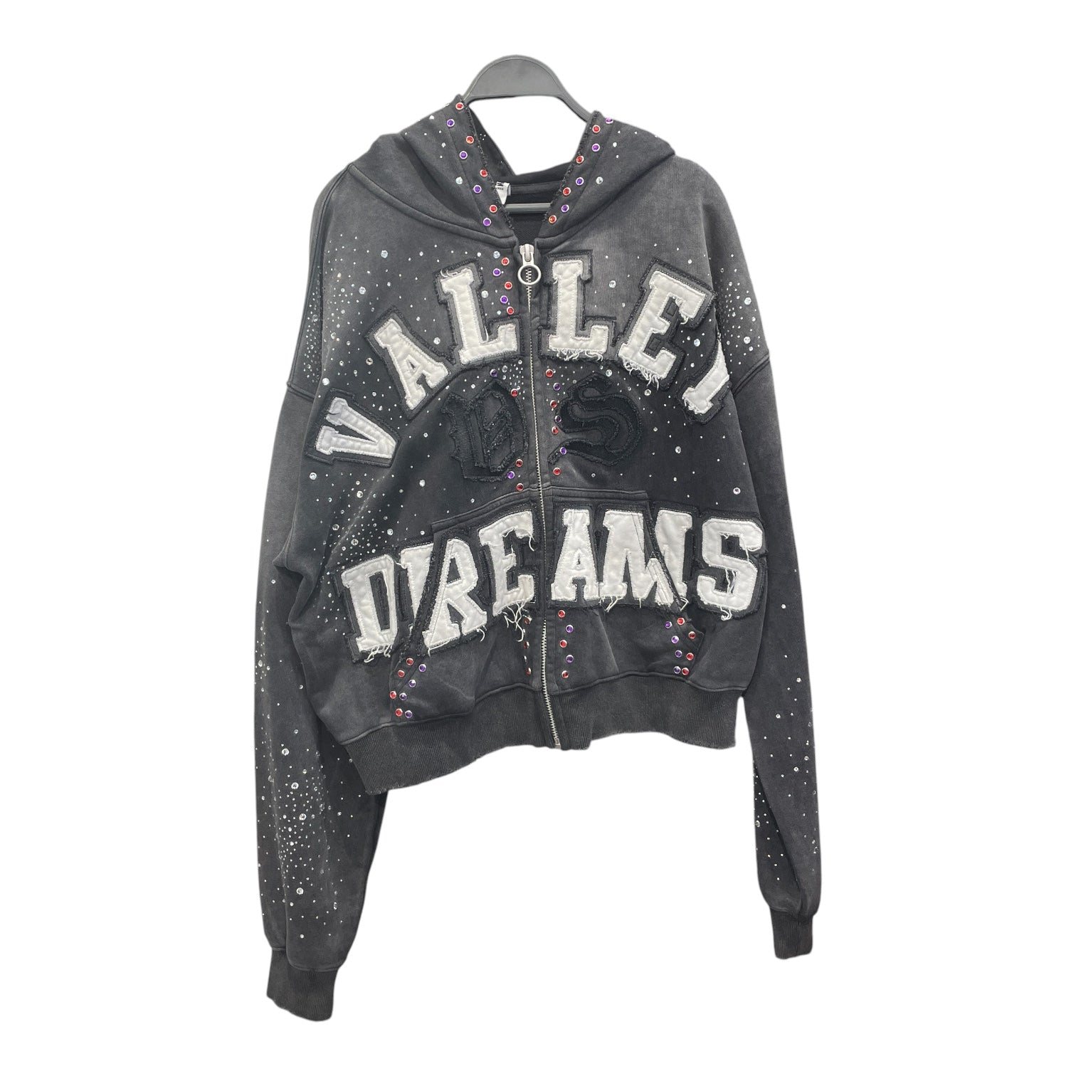Vale Forever/Zip Up Hoodie/S/Cotton/BLK/ view 1