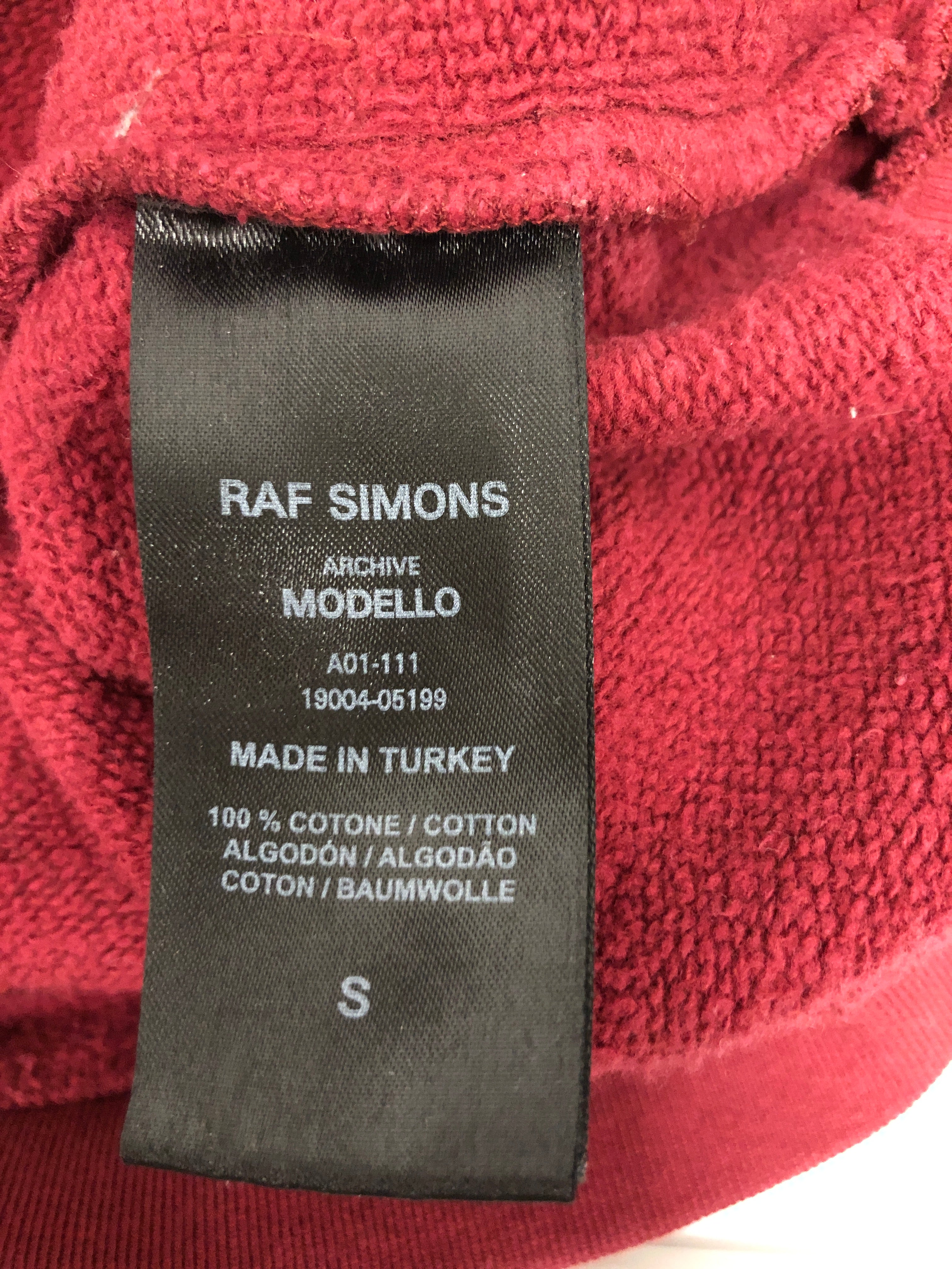 RAF SIMONS/T-Shirt/S/Cotton/BRD/Graphic/VIRGINA CREEPER view 6