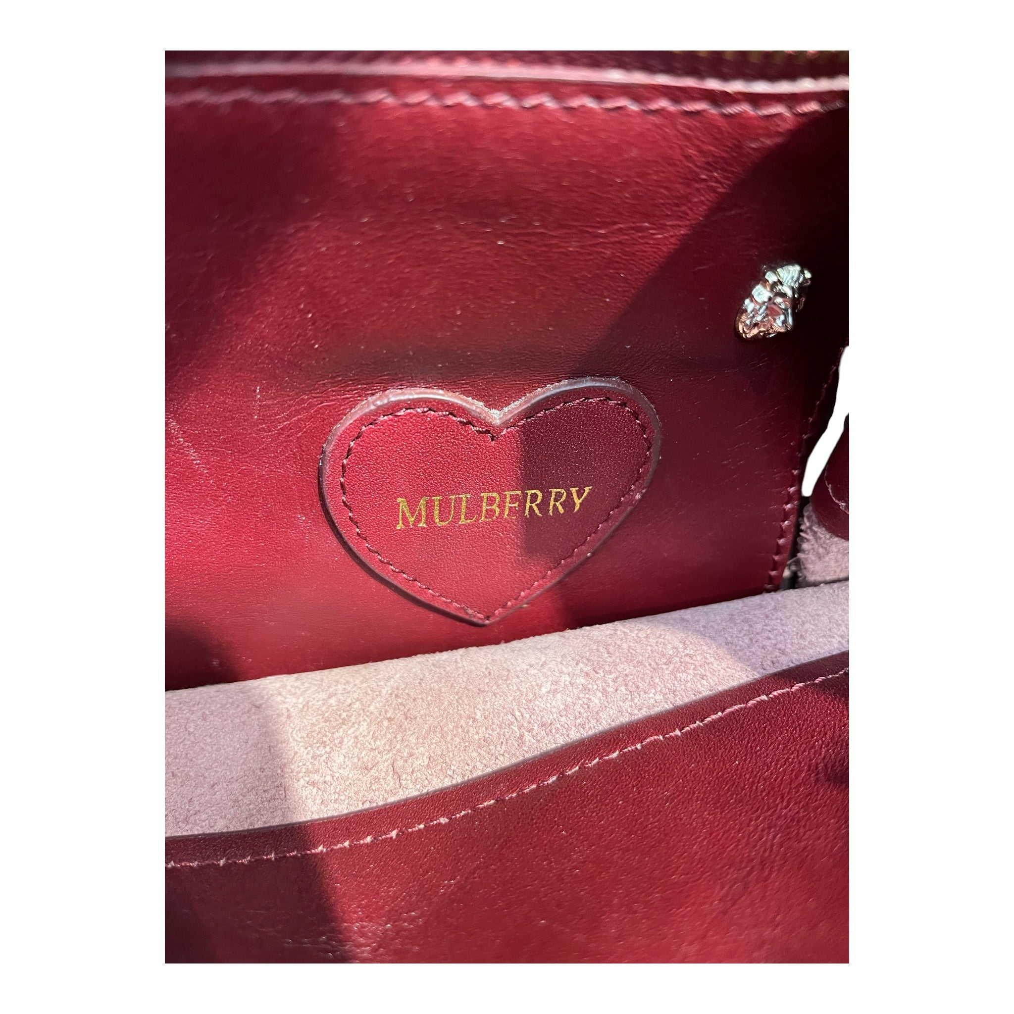 MULBERRY/Hand Bag/Leather/BRD/Gold hardware view 4