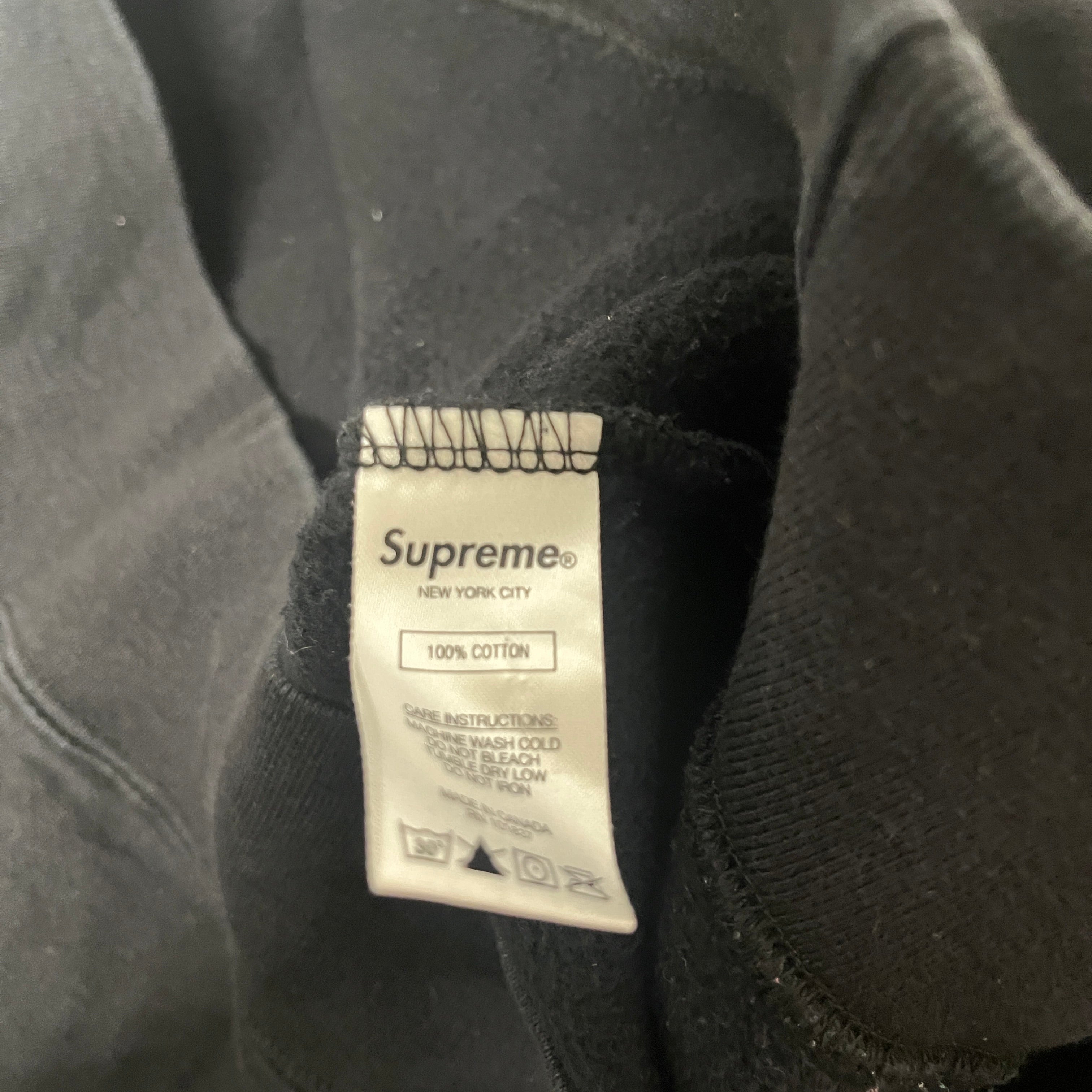Supreme/Sweatshirt/M/Cotton/BLK/KANJI LOGO CREWNECK view 4