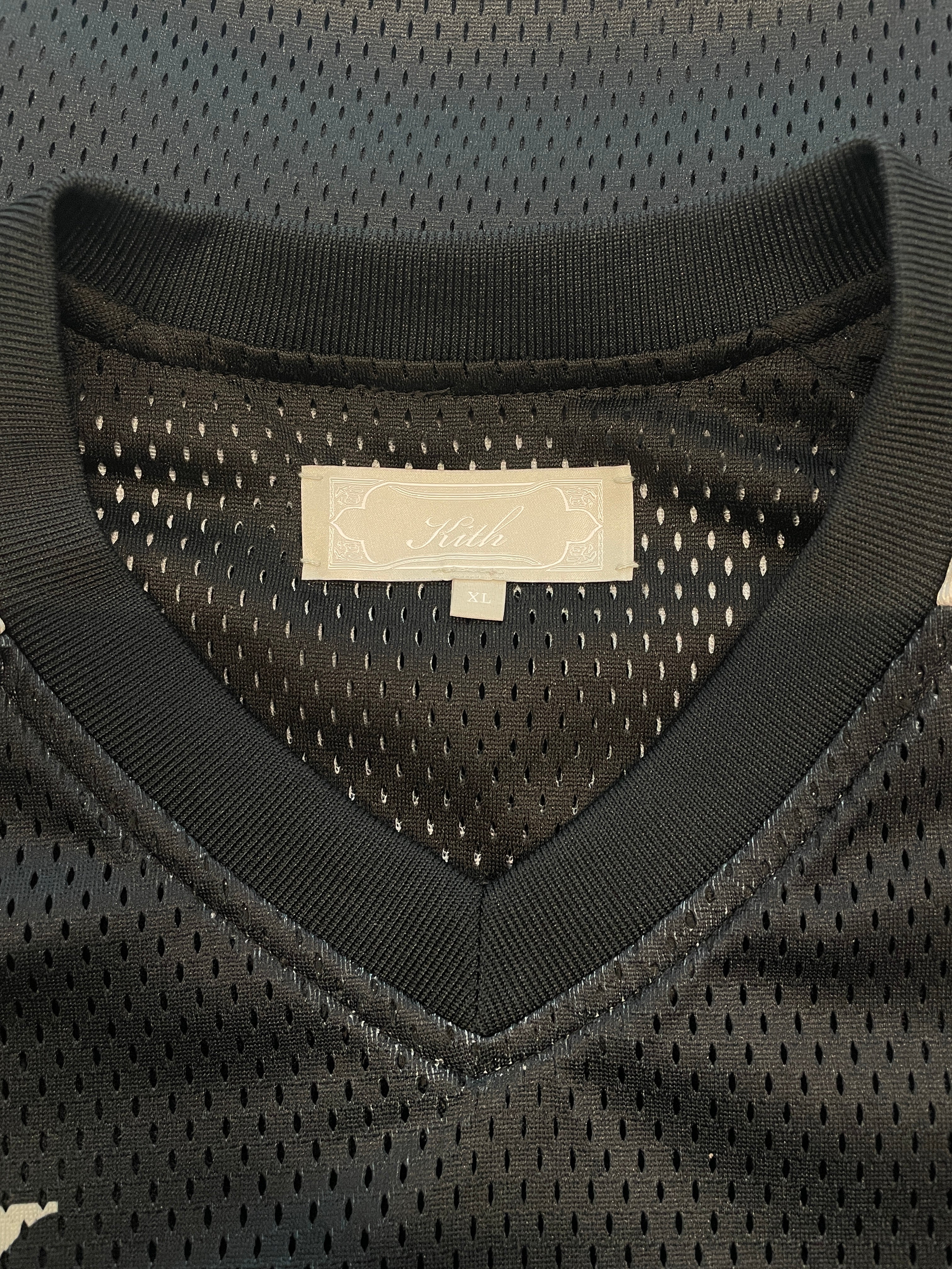 KITH/T-Shirt/XL/Polyester/BLK/MESH LEON JERSEY view 3
