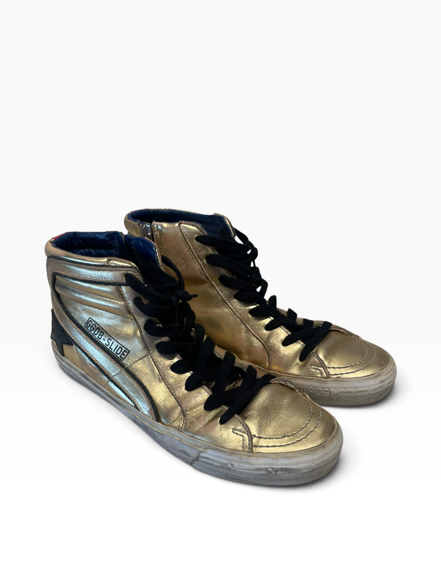 GOLDEN GOOSE/Hi-Sneakers/EU 40/Leather/GLD/ view 1