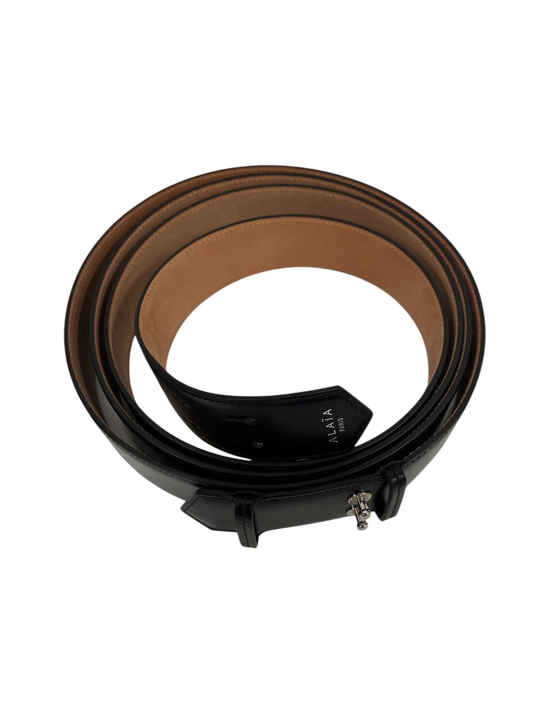 ALAIA/Belt/Leather/BLK/ view 2