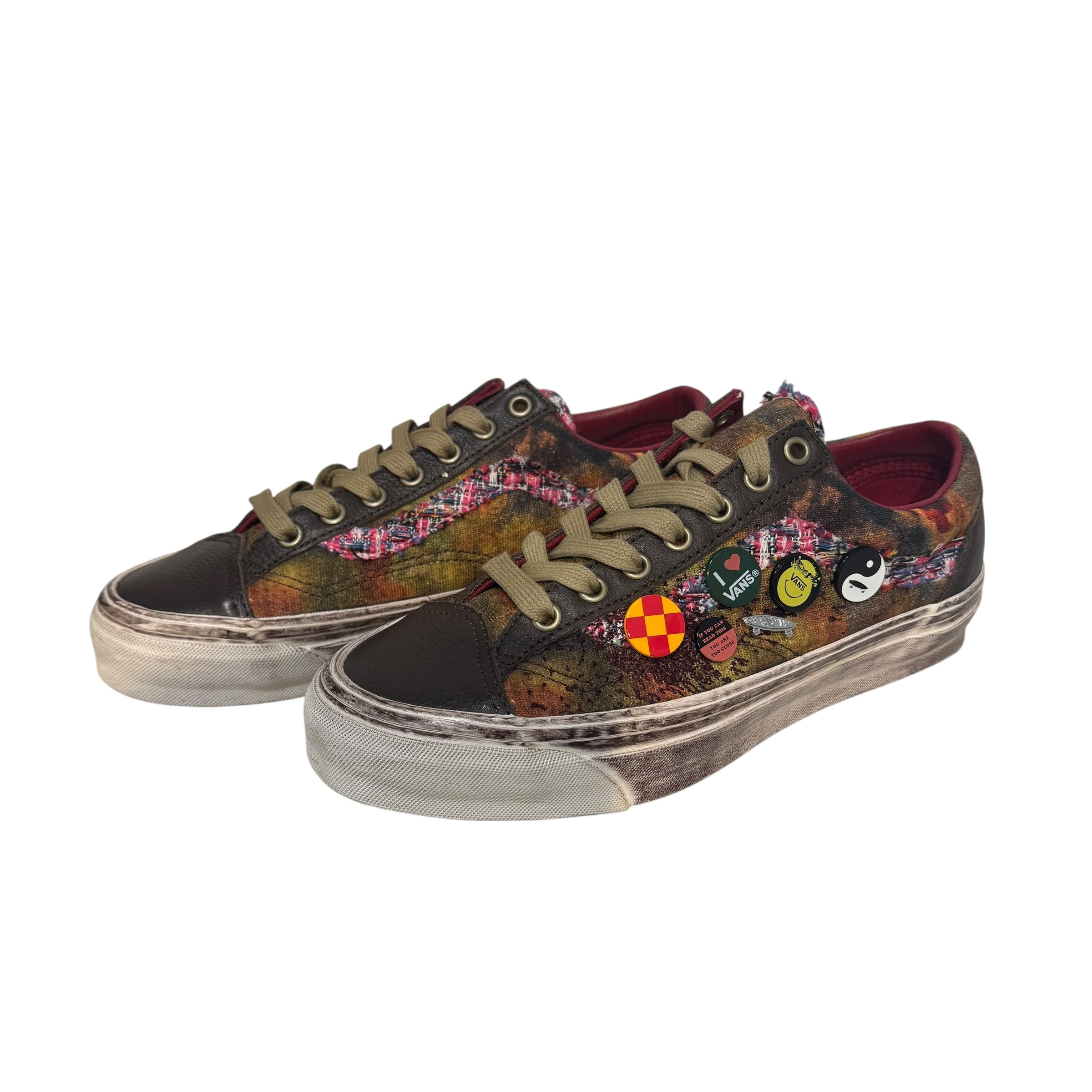 VANS/Low-Sneakers/US 7.5/All Over Print/Cotton/MLT/Souvenir Old Skool 36 view 1