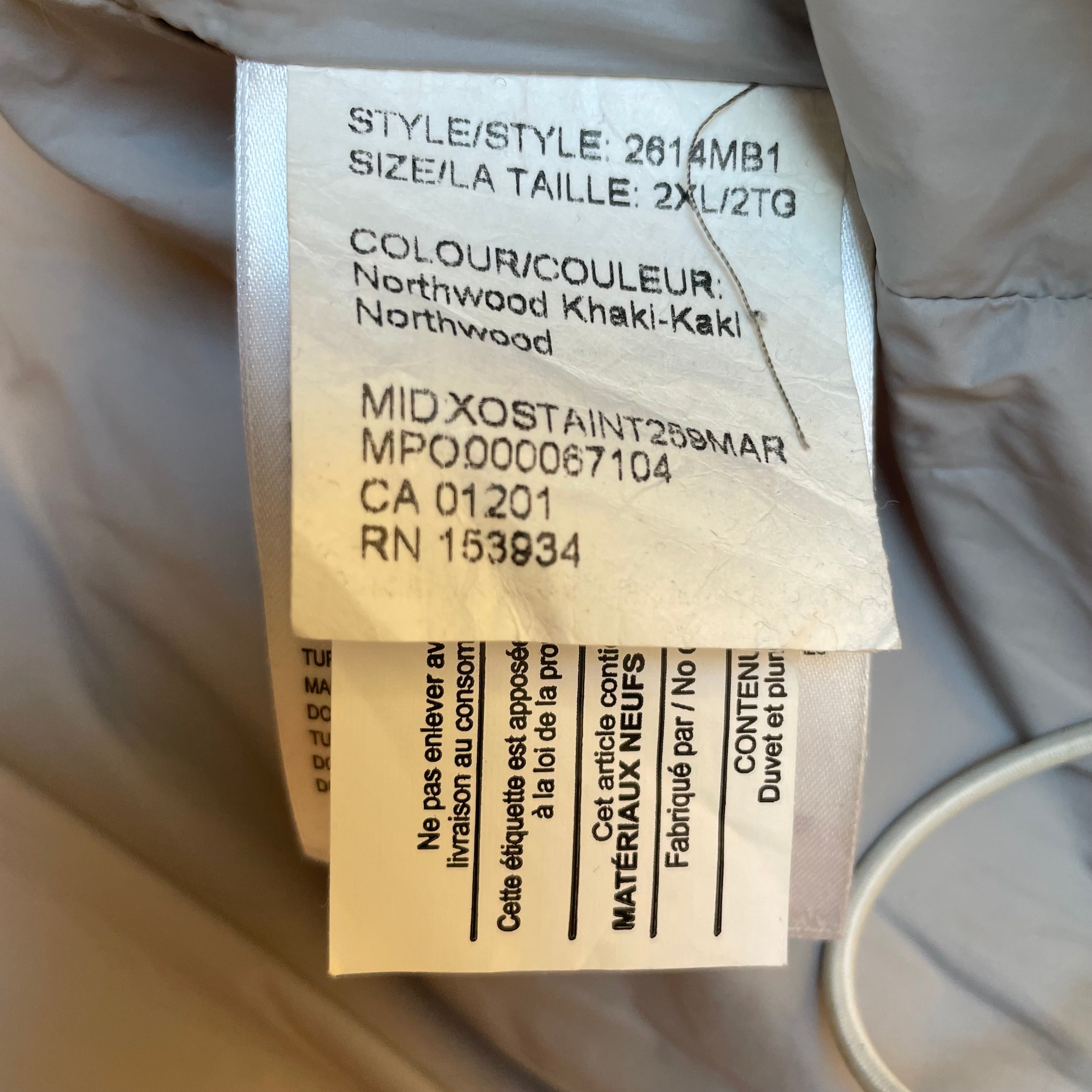 CANADA GOOSE/Puffer Vest/XXL/Nylon/BEG/gry liner/ tan white logo/2xl view 7