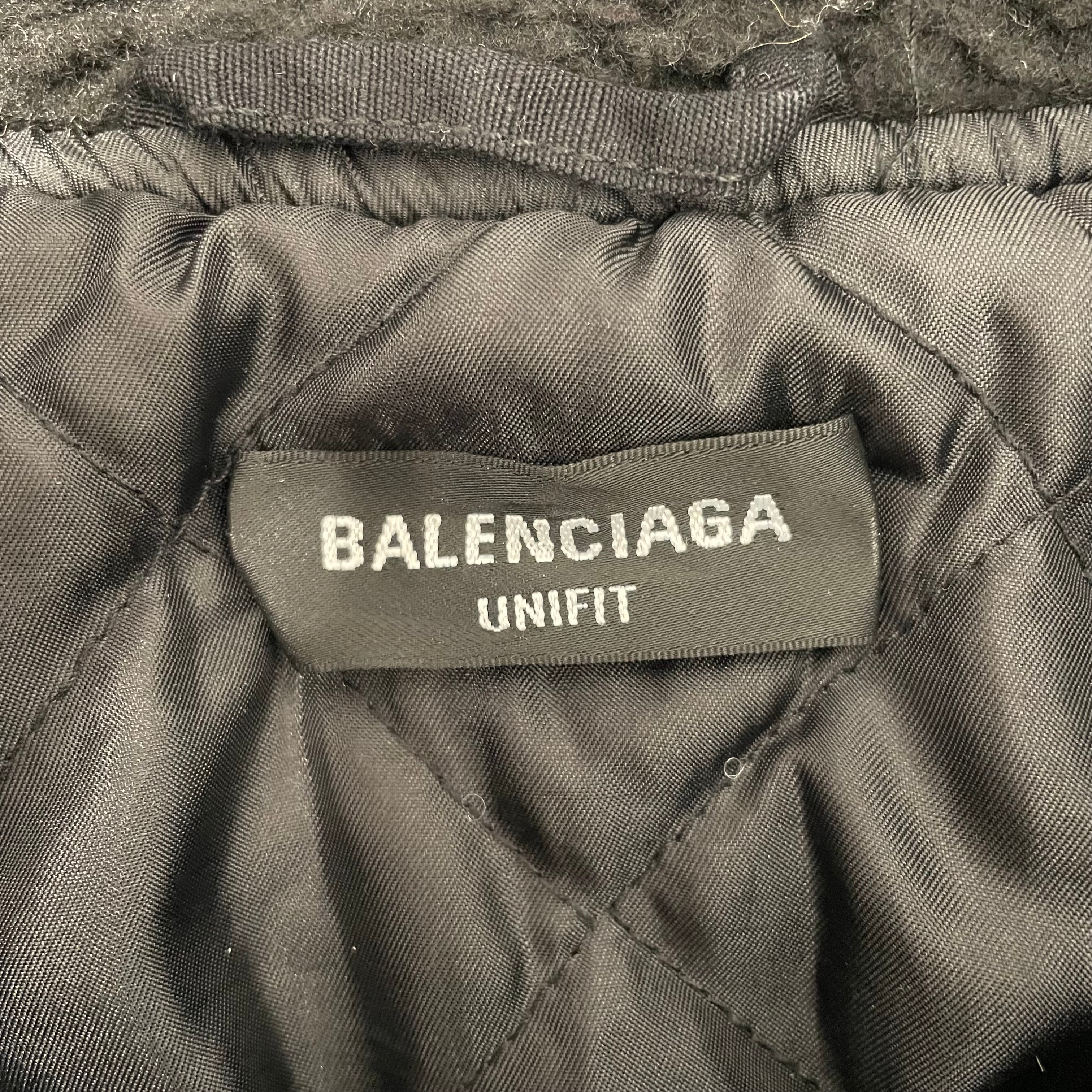 BALENCIAGA/Jacket/M/Denim/BLK/Unity Destroyed Bomber view 3