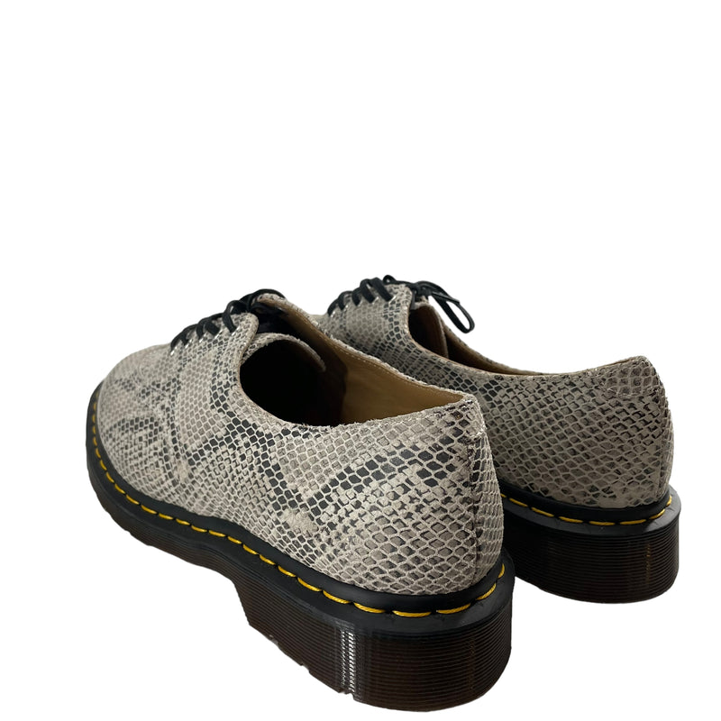 Dr.Martens/Dress Shoes/US 10/Animal Pattern/Leather/WHT/PYTHON PRINT