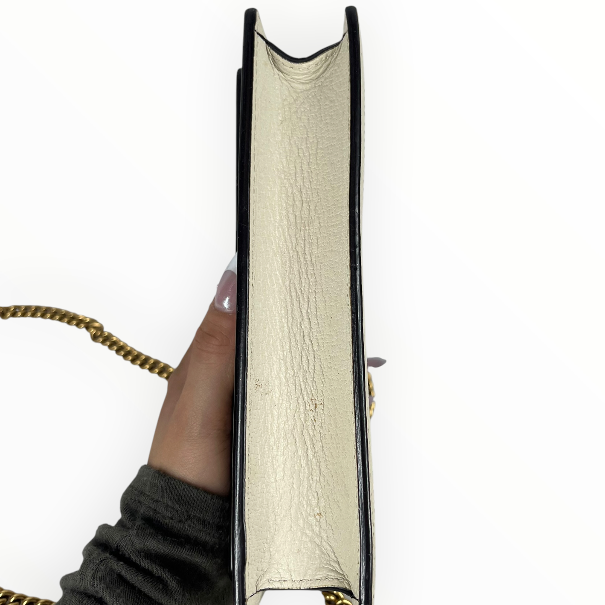 GUCCI/Long Wallet/Monogram/Leather/BEG/L's/GG Supreme Queen MargaretCross view 6