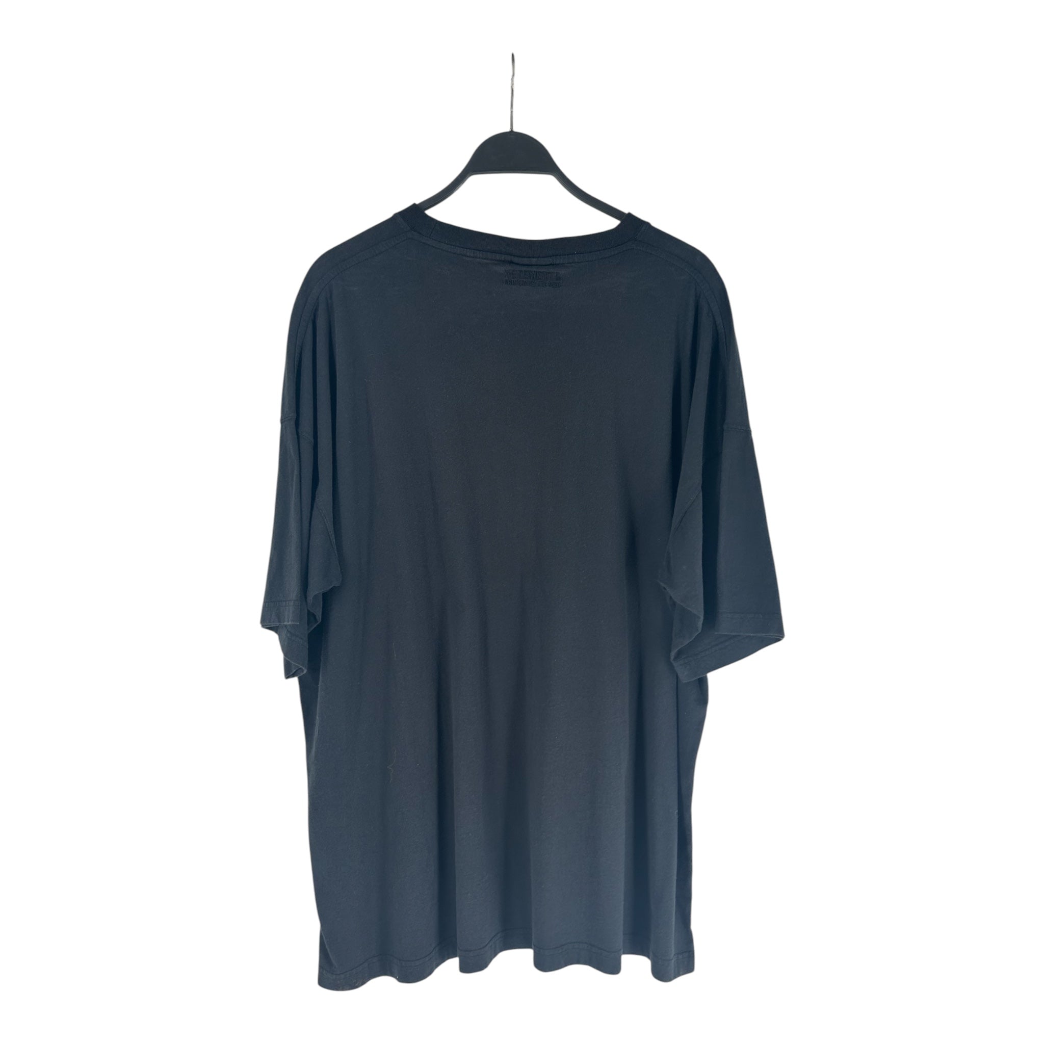 VETEMENTS/T-Shirt/S/Cotton/BLK/SS20TS001 view 2