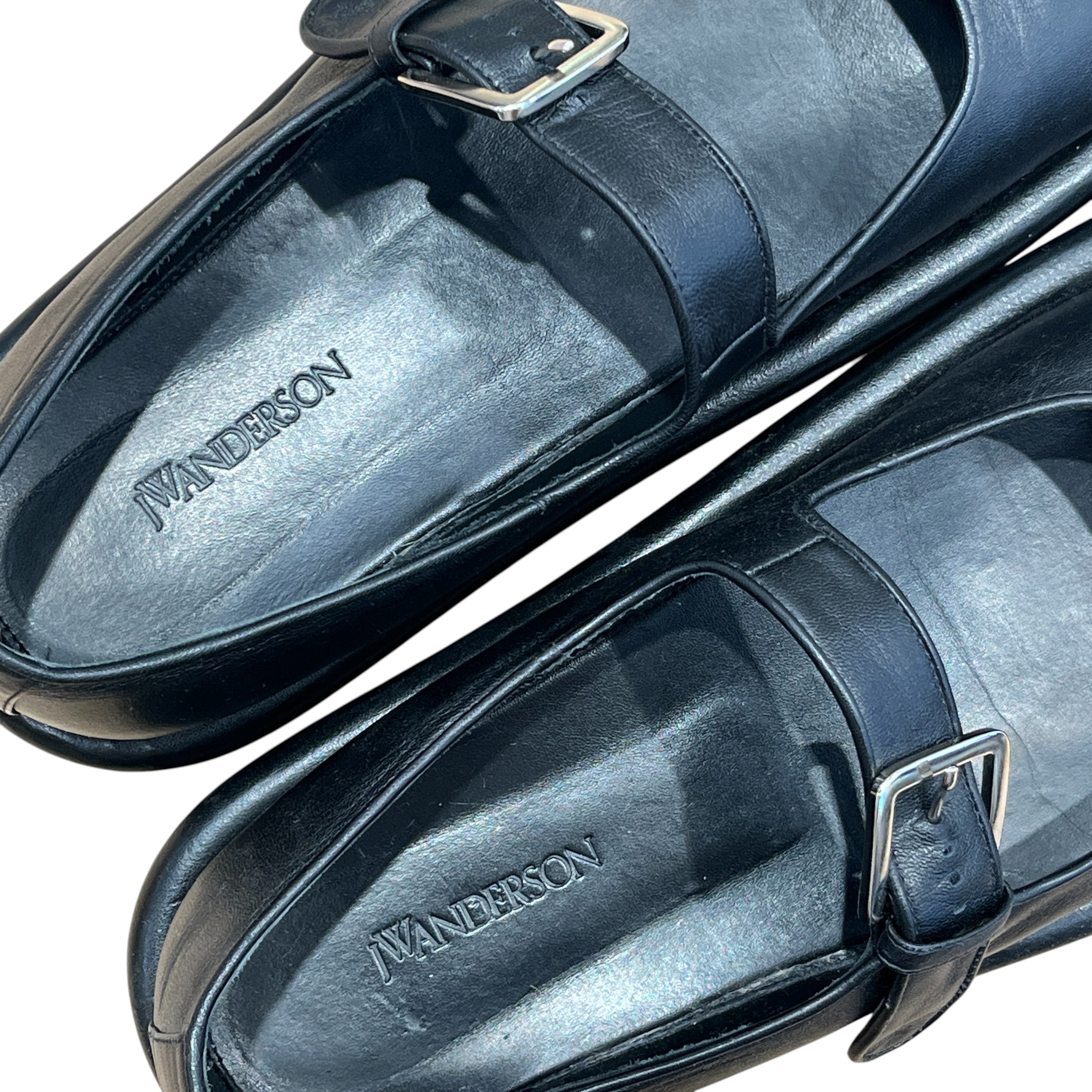 JW ANDERSON(J.W.ANDERSON)/Loafers/EU 45/Leather/BLK/Bumper Mary Janes view 3