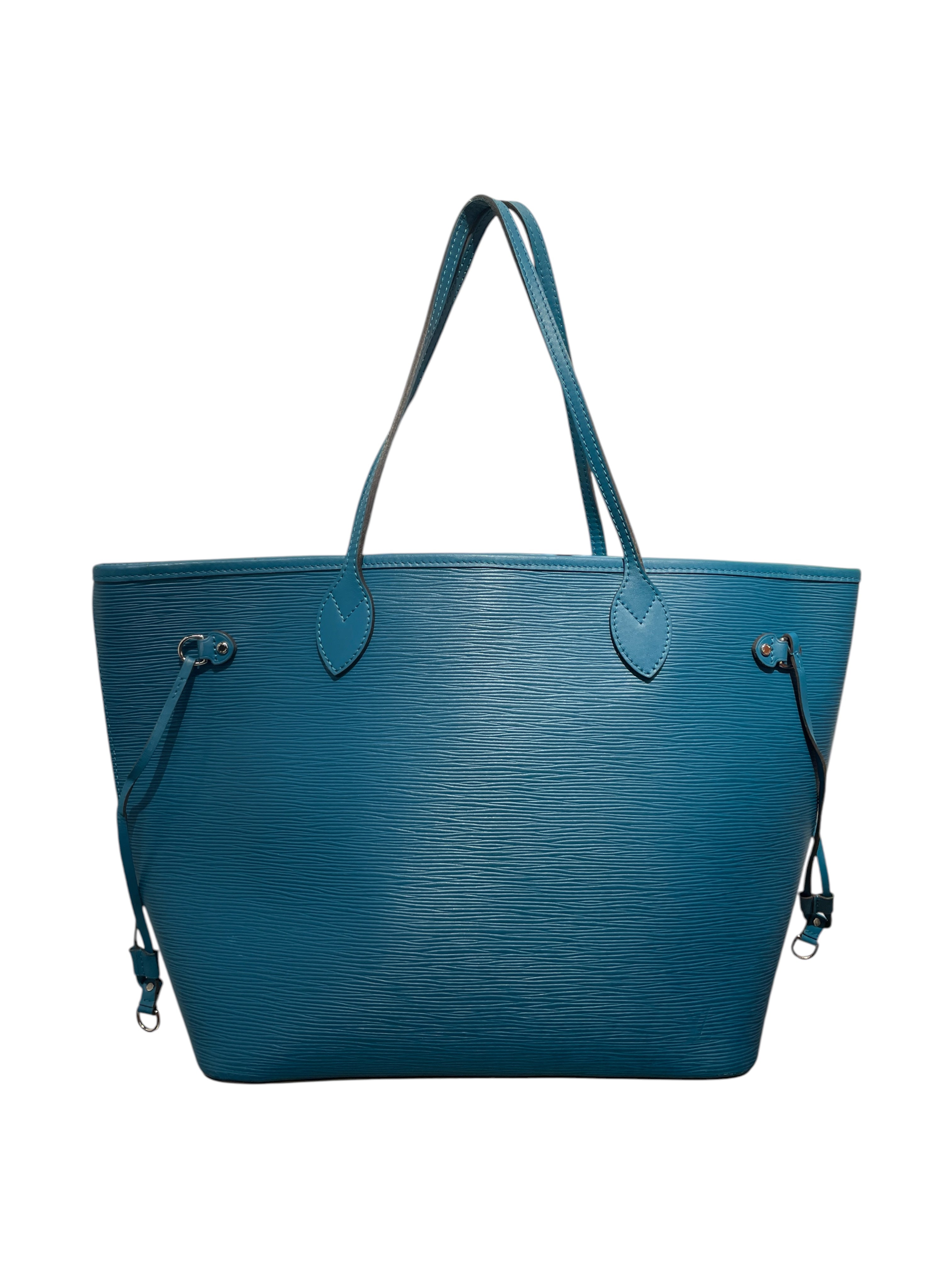 LOUIS VUITTON/Tote Bag/Leather/BLU/NEVERFULL MM TOTE view 1