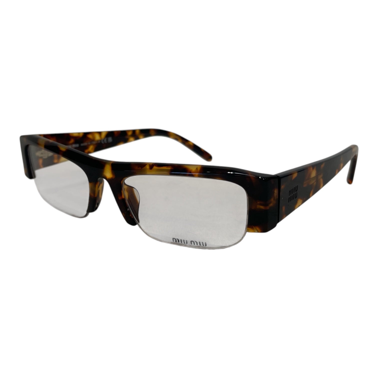 MIU MIU/Glasses/All Over Print/Tortoiseshell Pattern/BRD/VEDETTE (W/CASE) view 2
