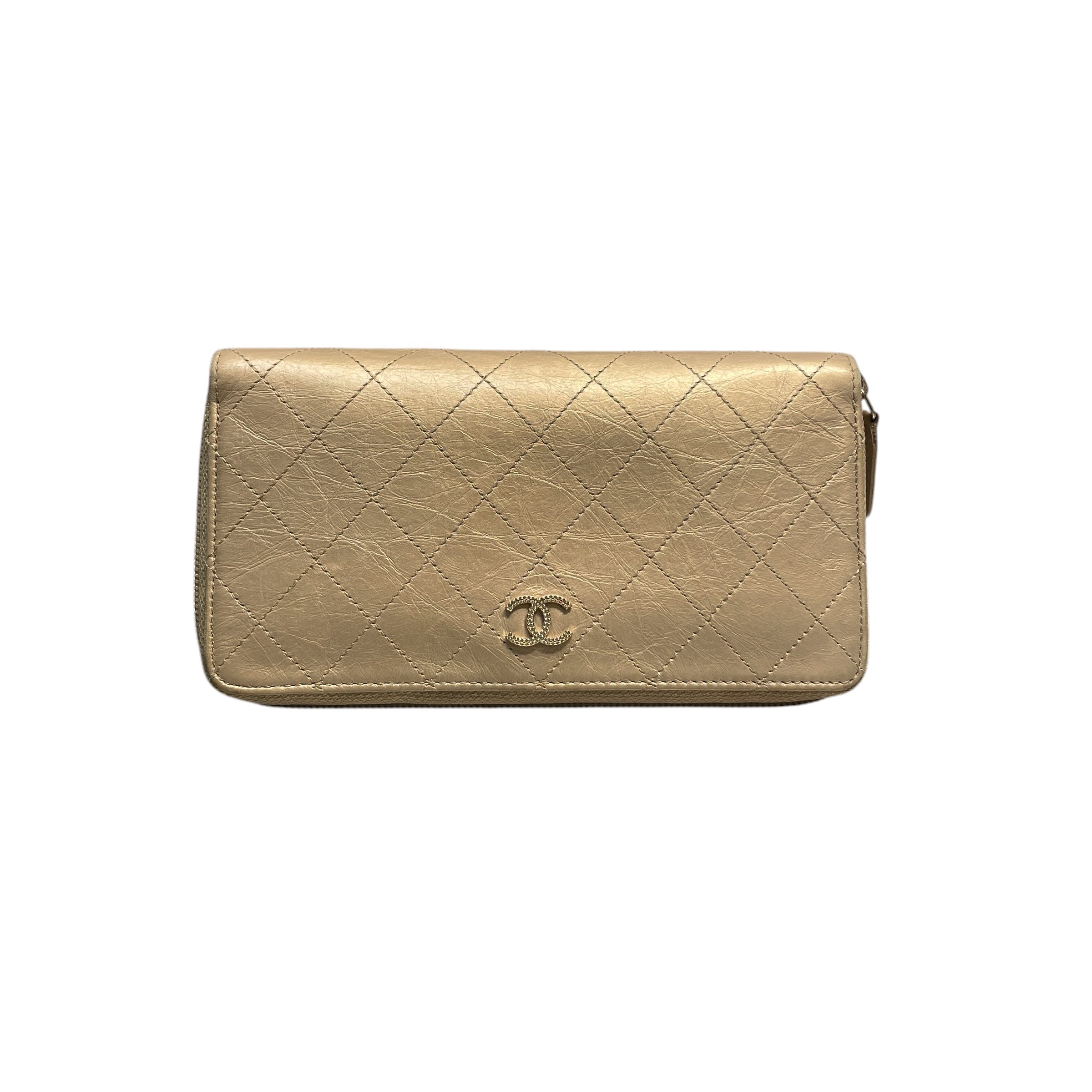CHANEL/Long Wallet/Leather/GLD/ view 1