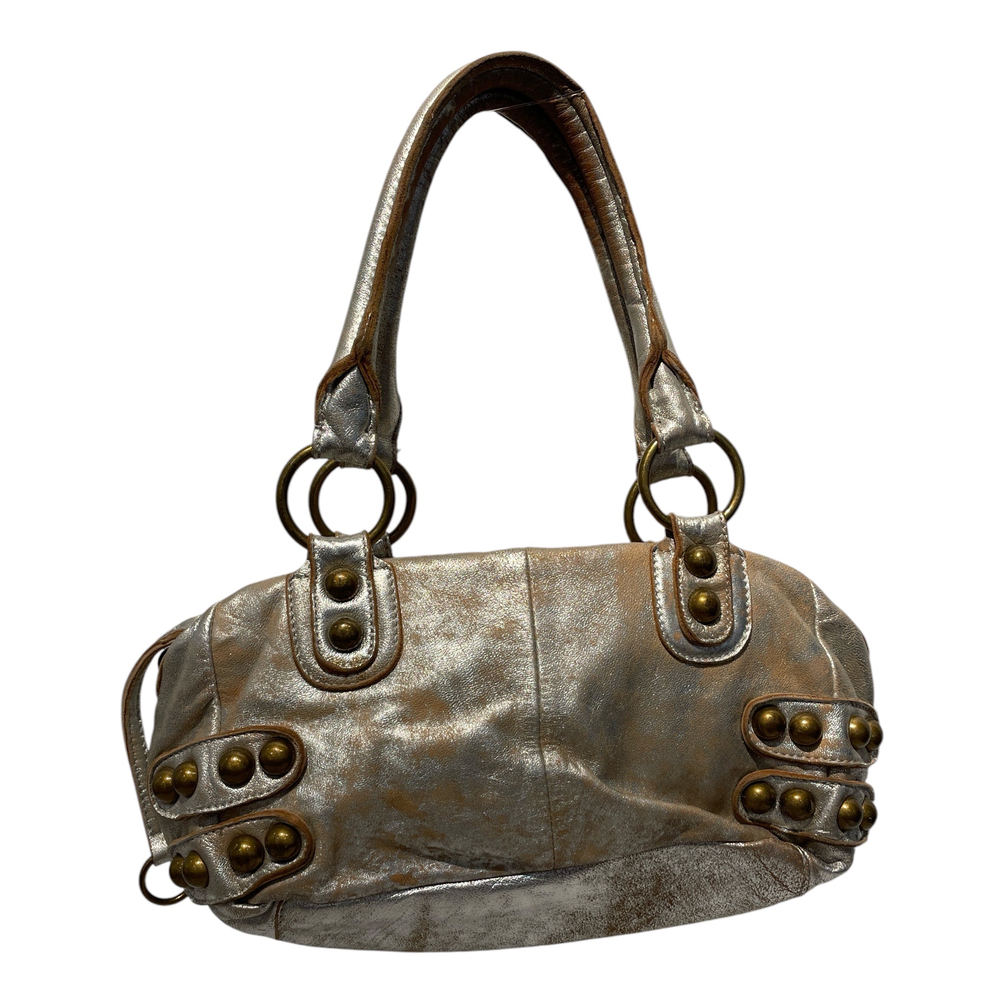 Linea Pelle/Hand Bag/Leather/SLV/metallic view 2