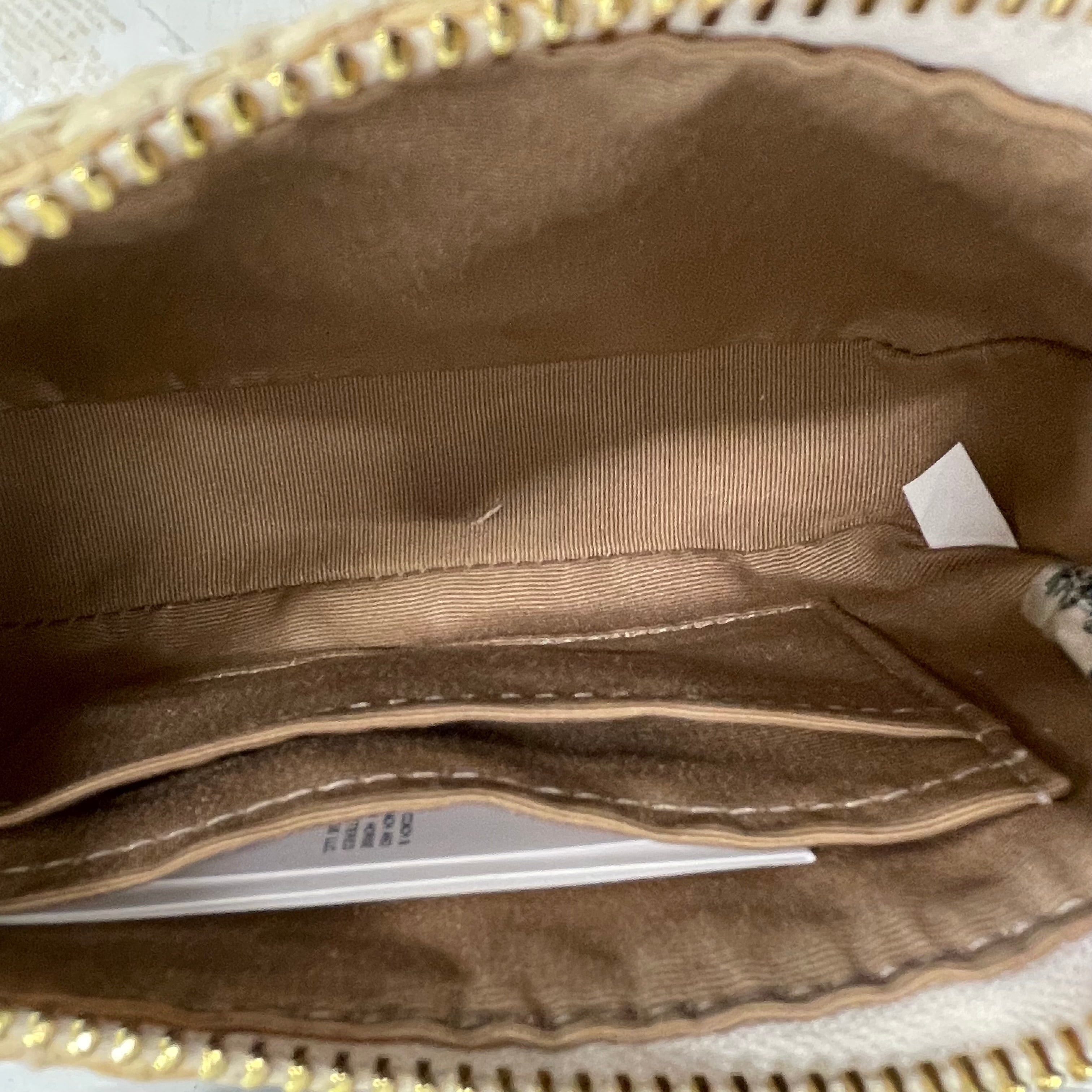 COACH/Cross Body Bag/BEG/mini/wht leather view 3