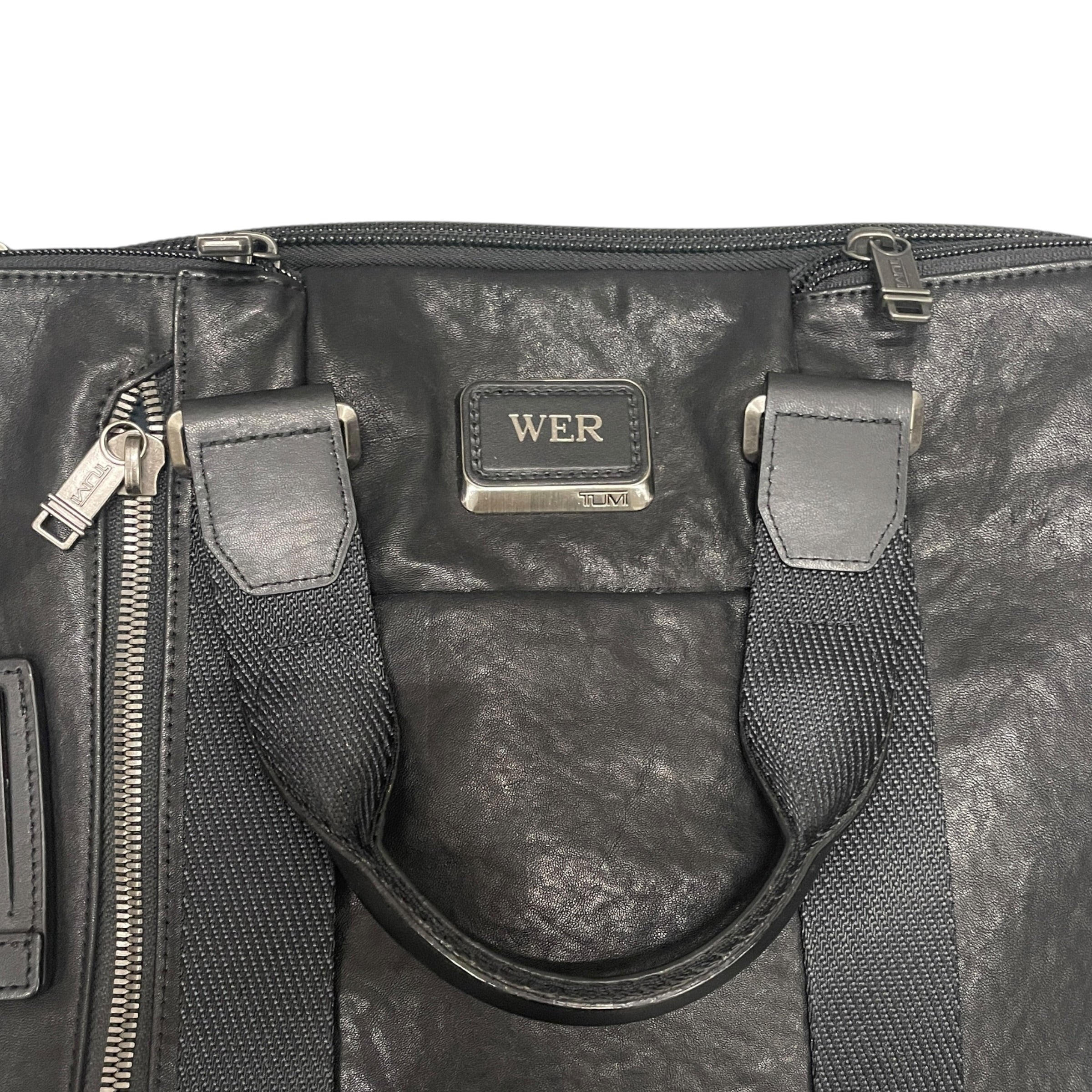 TUMI/Cross Body Bag/Leather/BLK/ALPHA BRAVE BRIEFCASE view 3