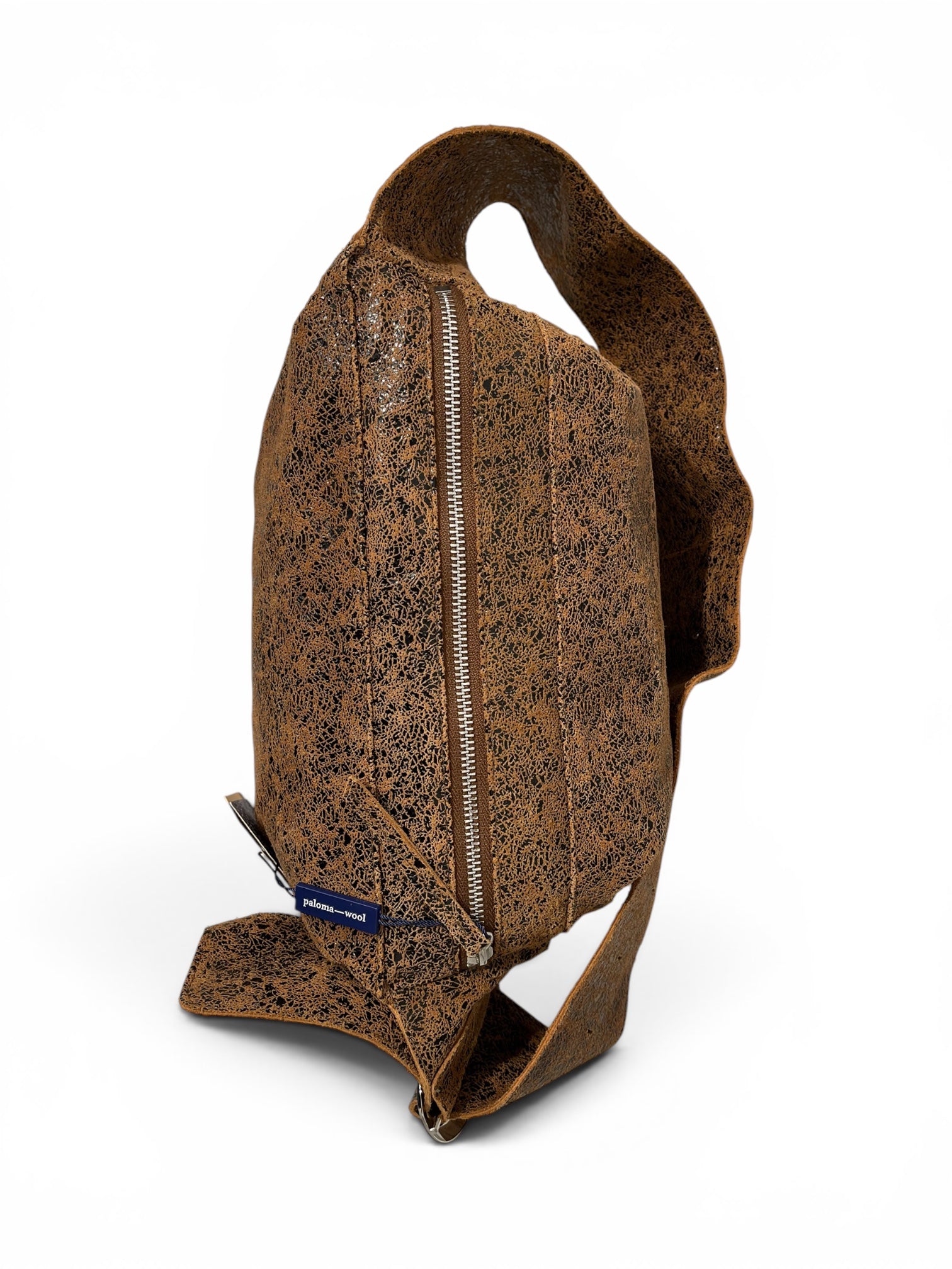 PALOMA WOOL/Hand Bag/Leather/BRW/NR0092 SQUARE TEABAG view 4