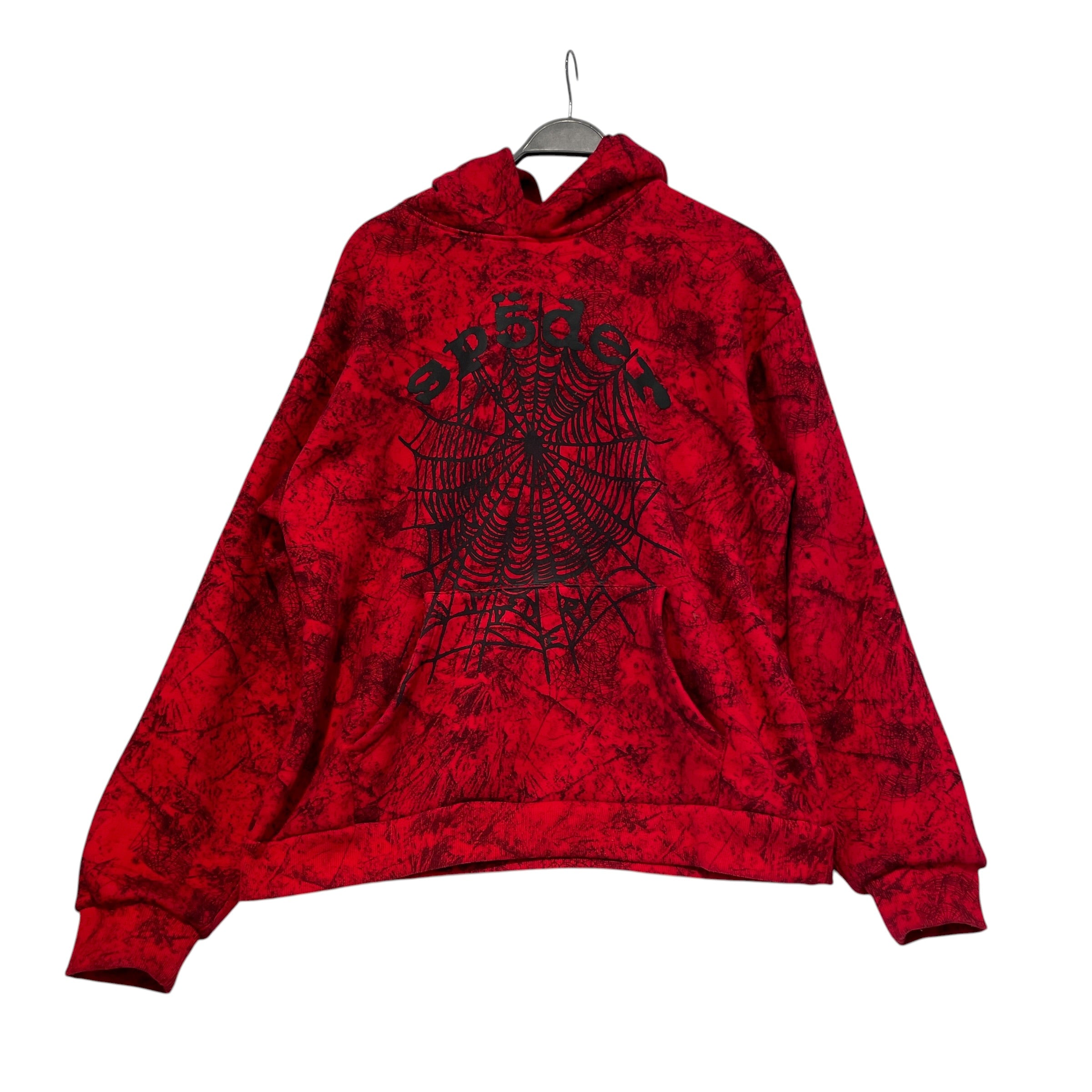 Sp5der/Hoodie/XL/All Over Print/Cotton/RED/ view 1
